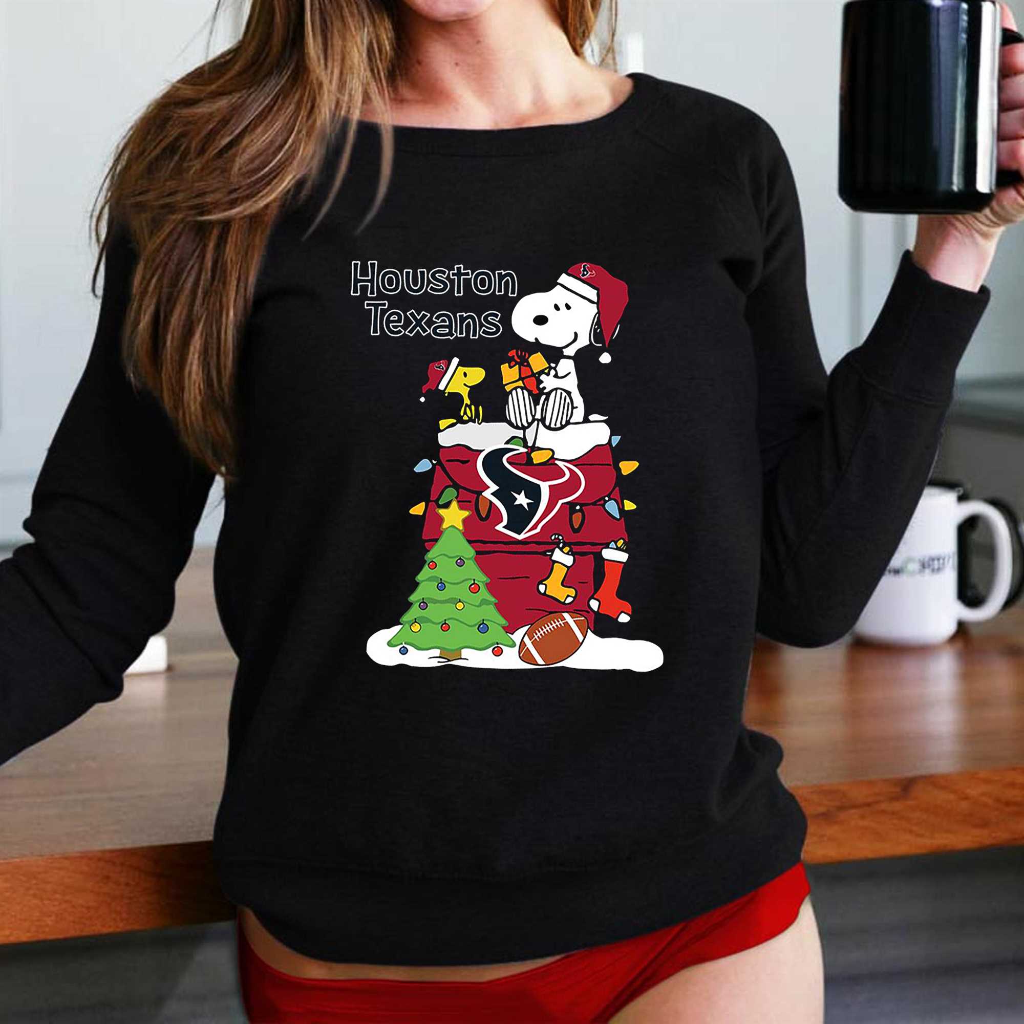 Christmas Snoopy Houston Texans Shirt - Shibtee Clothing