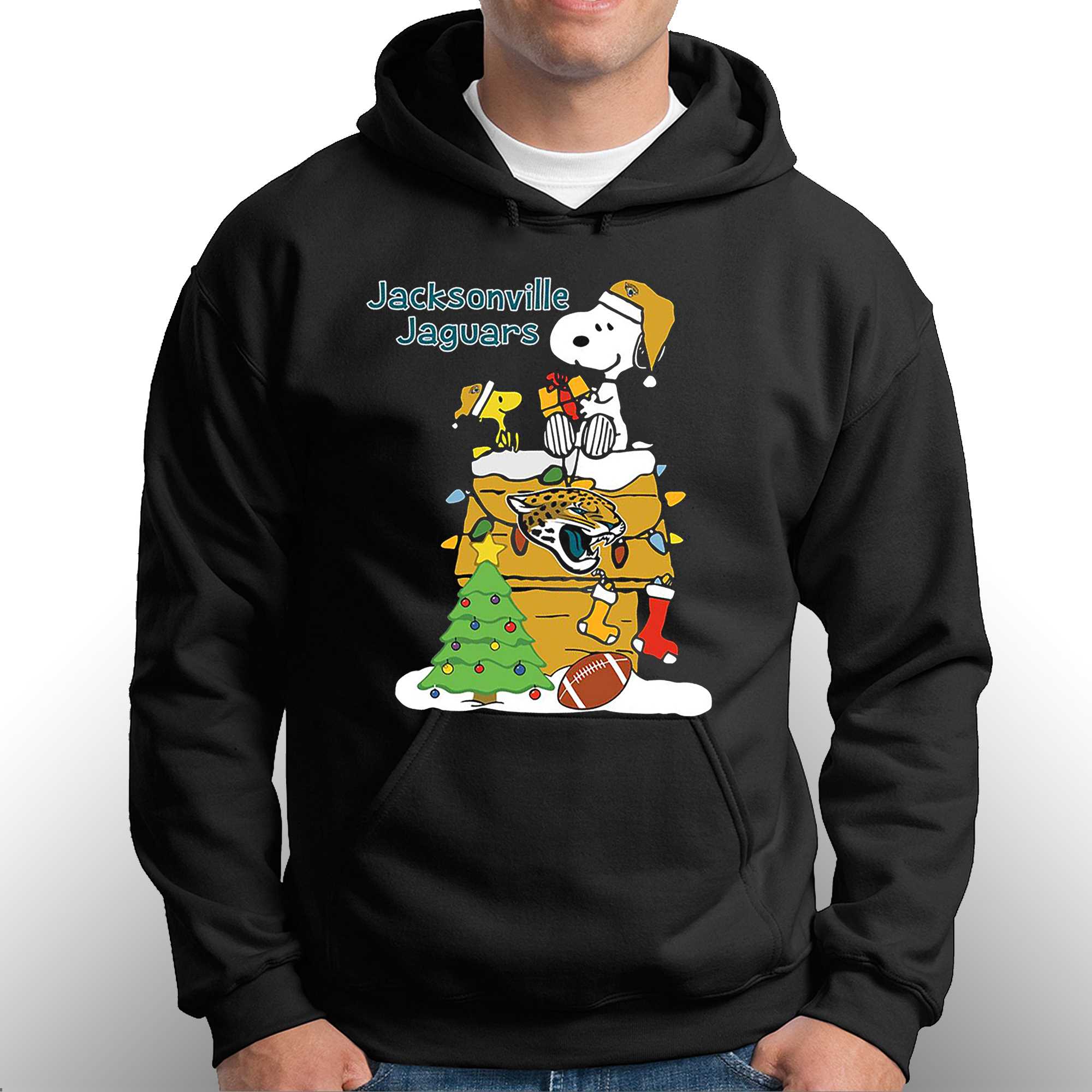 Jacksonville Jaguars Christmas Snoopy and Woodstock 2023 T-shirt, hoodie,  sweater, long sleeve and tank top