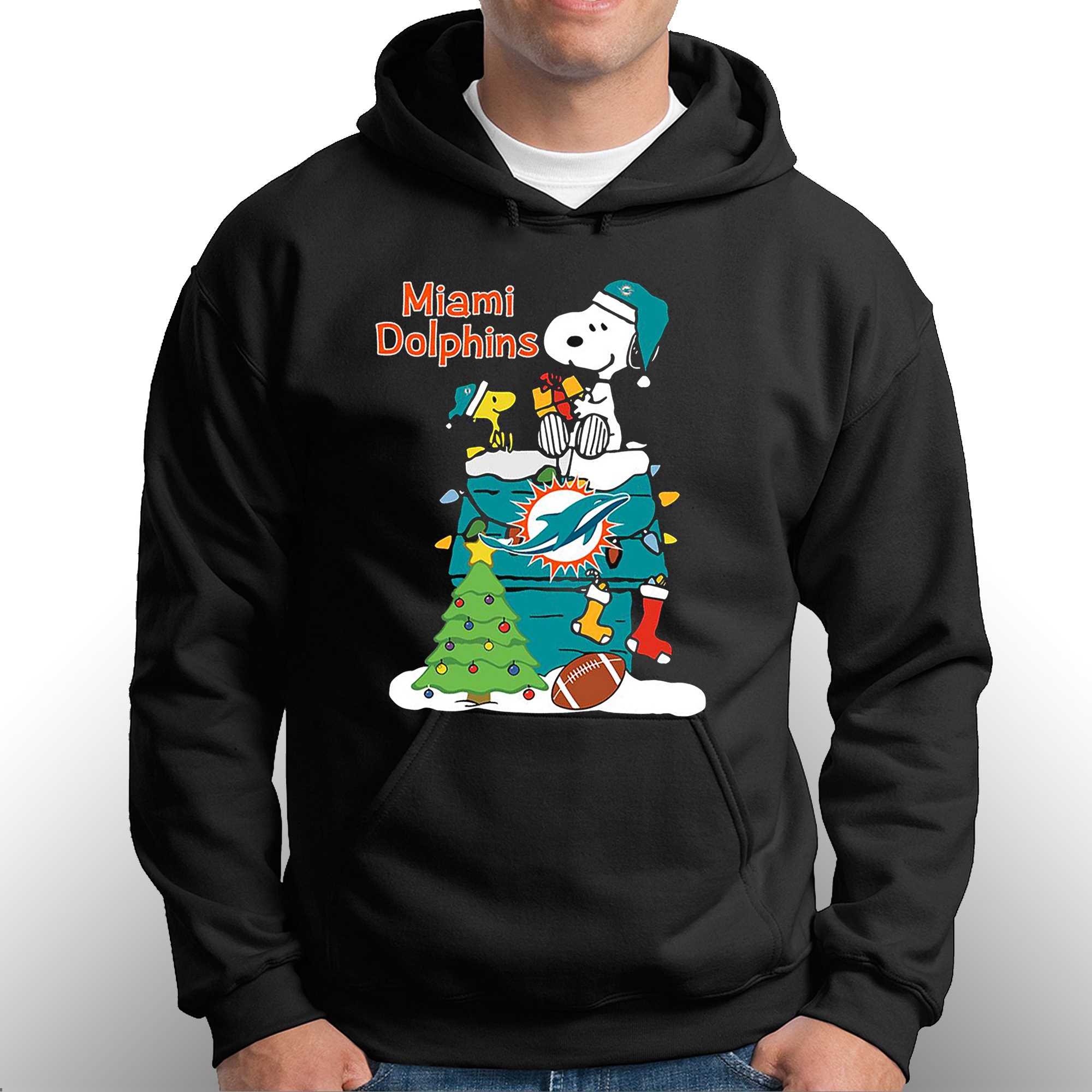 Christmas Snoopy Miami Dolphins Shirt, hoodie, longsleeve, sweatshirt,  v-neck tee