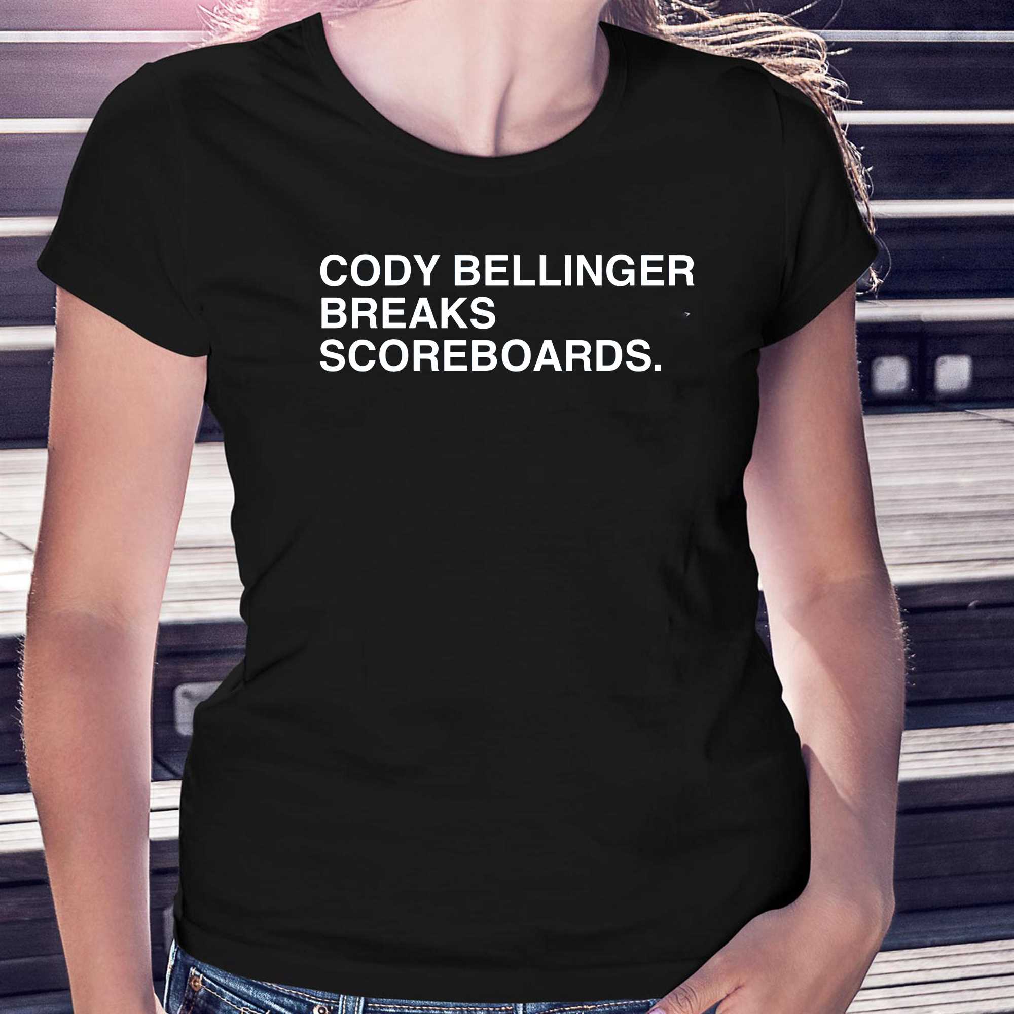 Funny cody bellinger breaks scoreboards shirt, hoodie, sweater