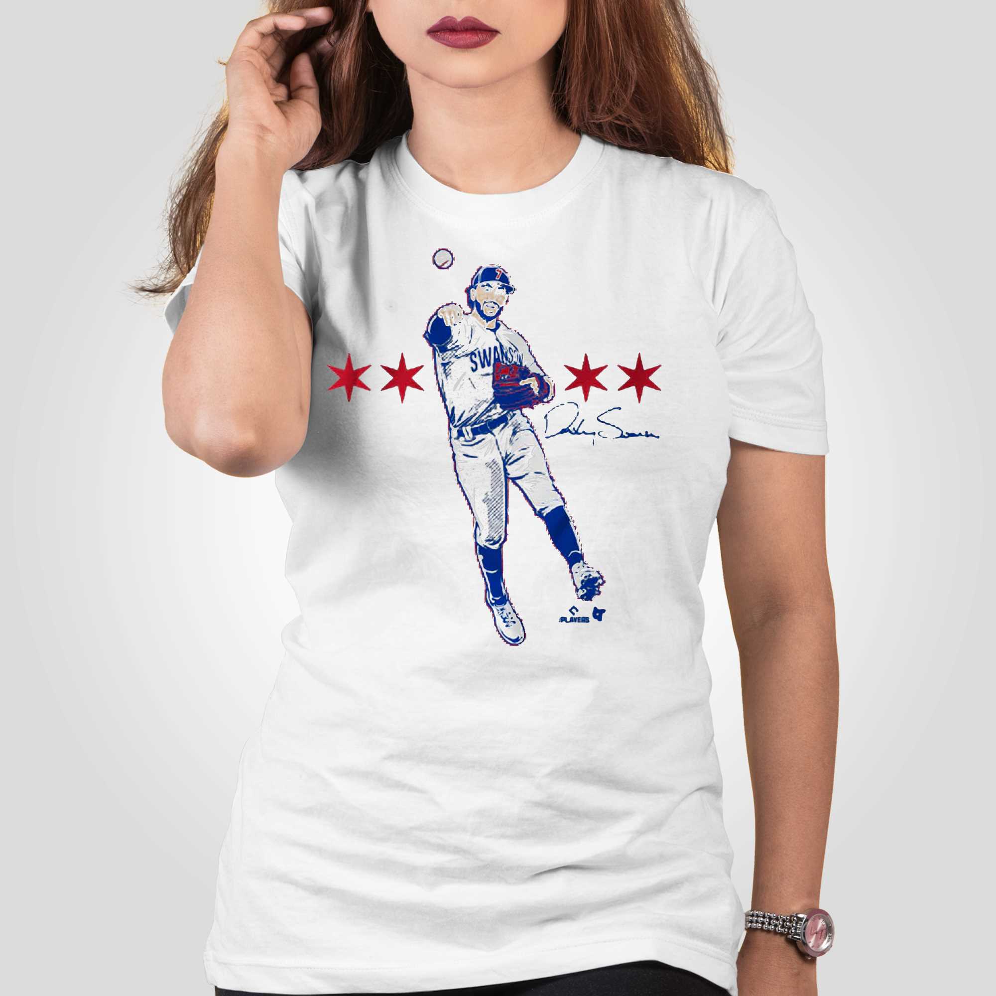 Dansby Swanson Superstar Pose Shirt - Shibtee Clothing