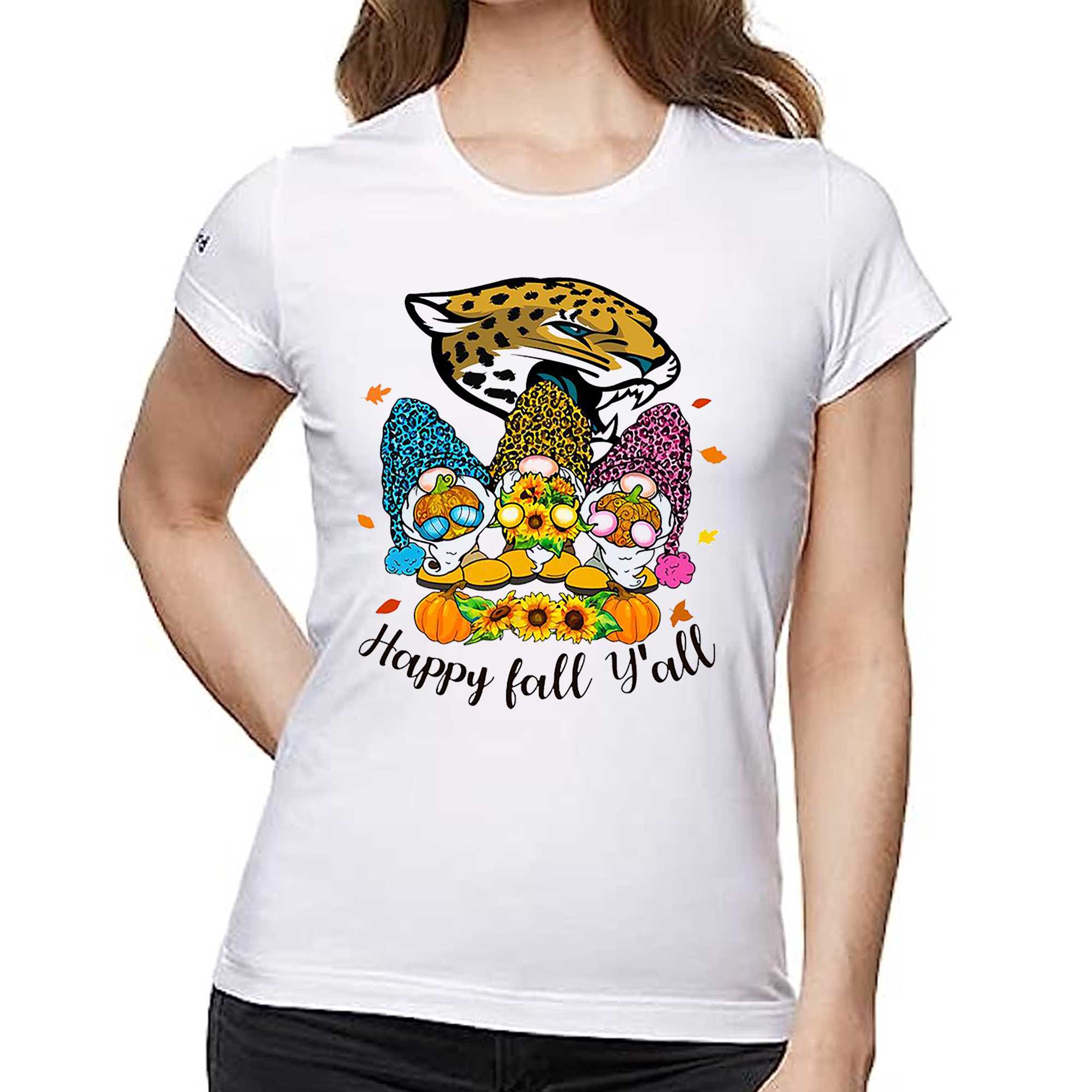 Happy Fall Yall Jacksonville Jaguars Shirt - Shibtee Clothing