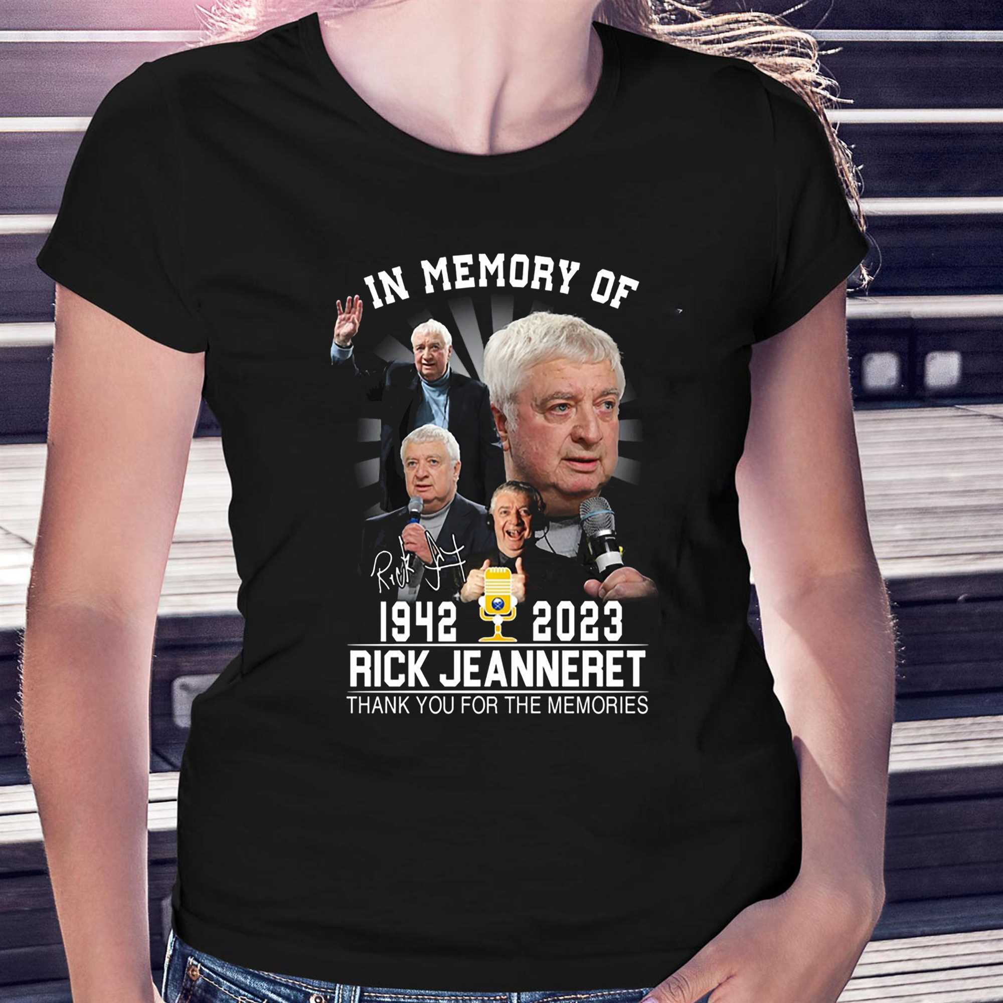 Rick Jeanneret 1942 – 2023 Thank You For The Memories T-Shirt, hoodie,  sweater, long sleeve and tank top