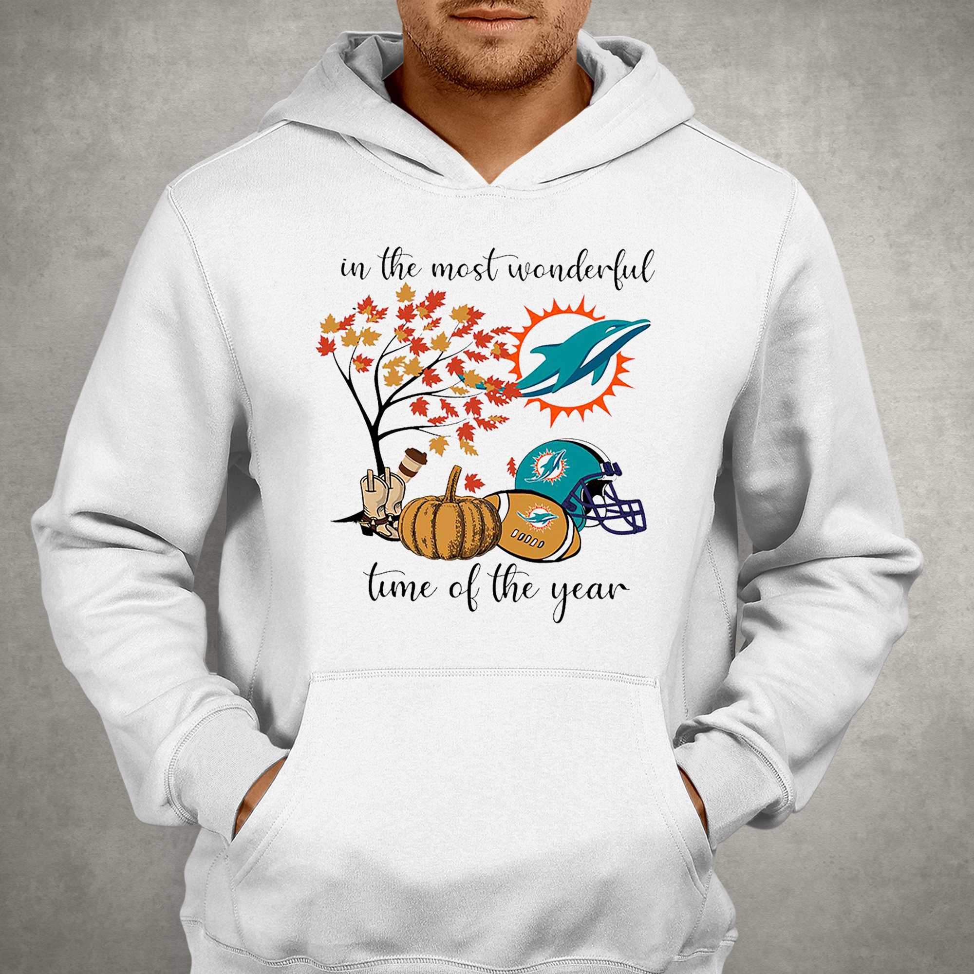 Miami Dolphins Cute Shirt, Trending Unisex Hoodie Crewneck