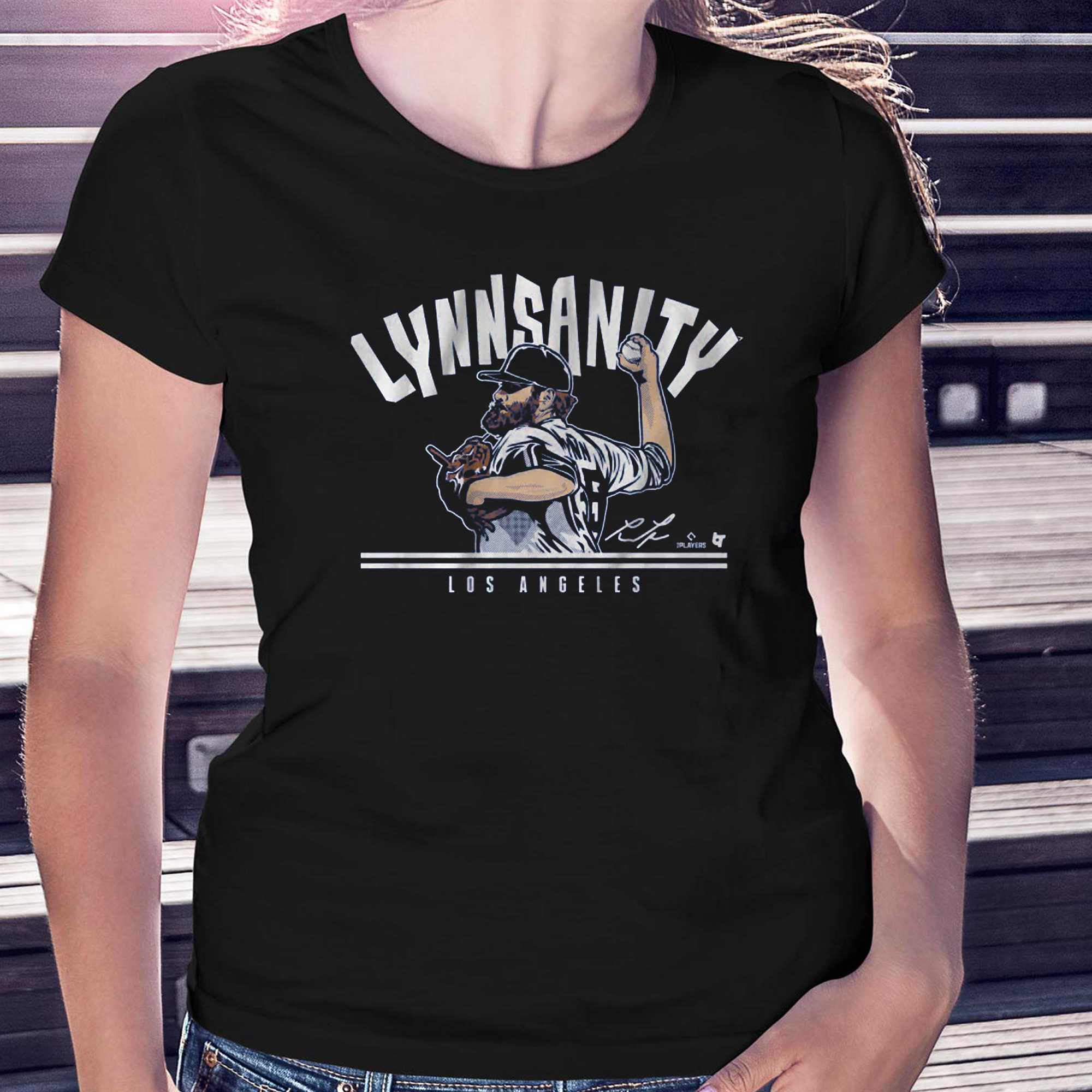 Lance Lynn: LA Lynnsanity - Los Angeles Baseball T-Shirt