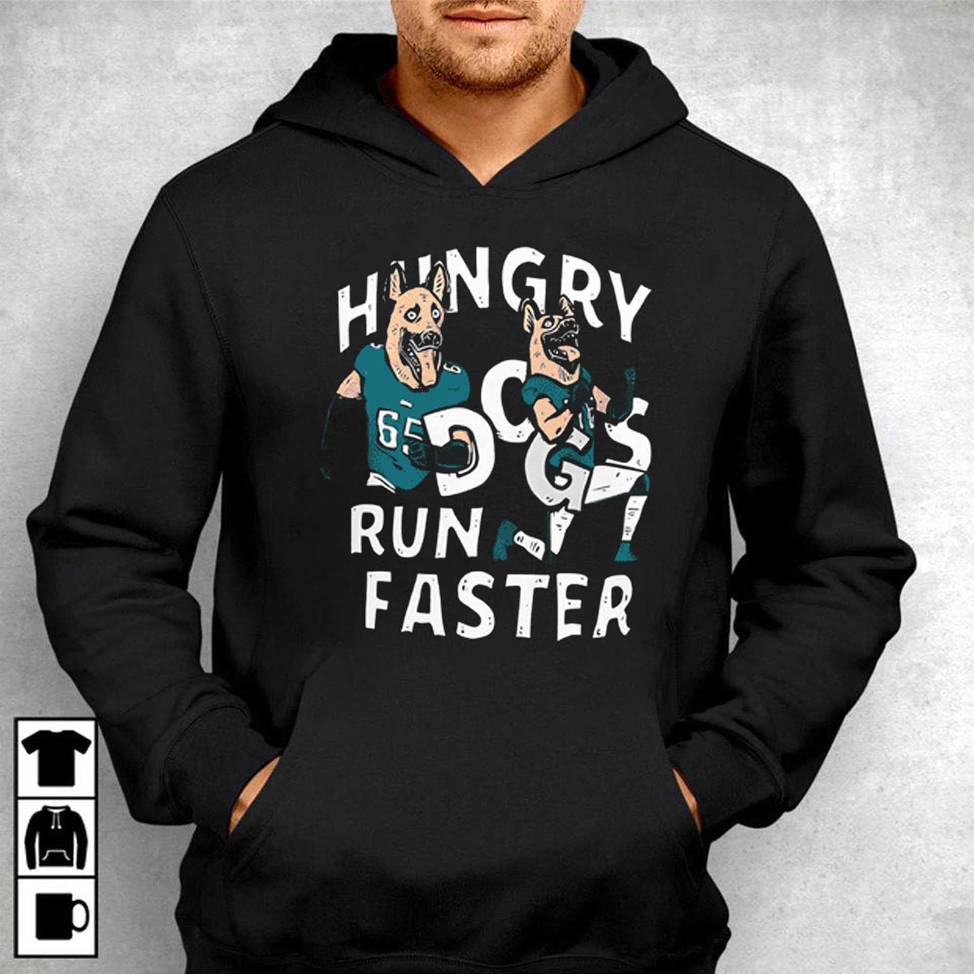 Lane Johnson And Chris Long Hungry Dogs Run Faster Shirt - Philadelphia  Eagles - Shibtee Clothing