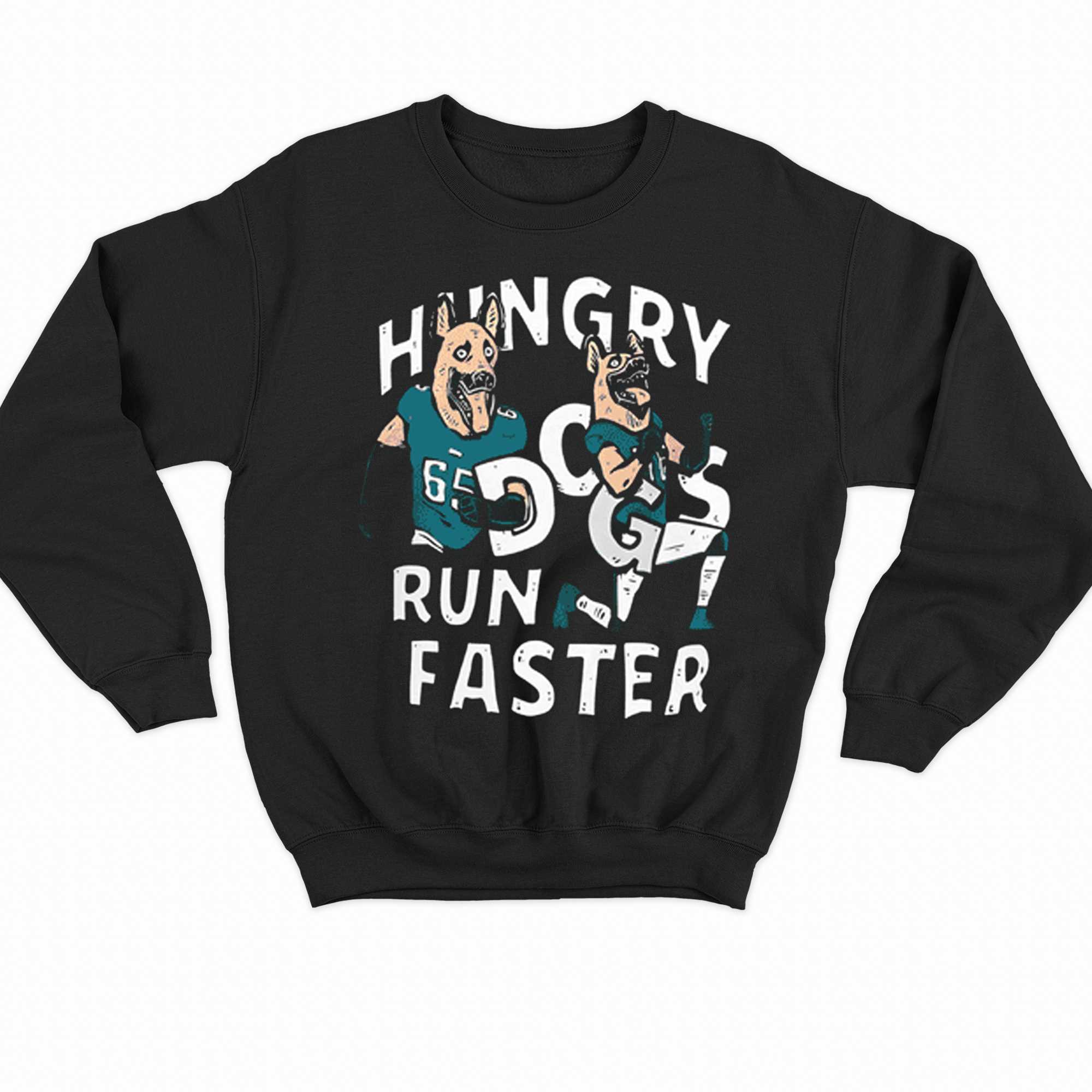 Lane johnson and chris long hungry dogs run faster shirt