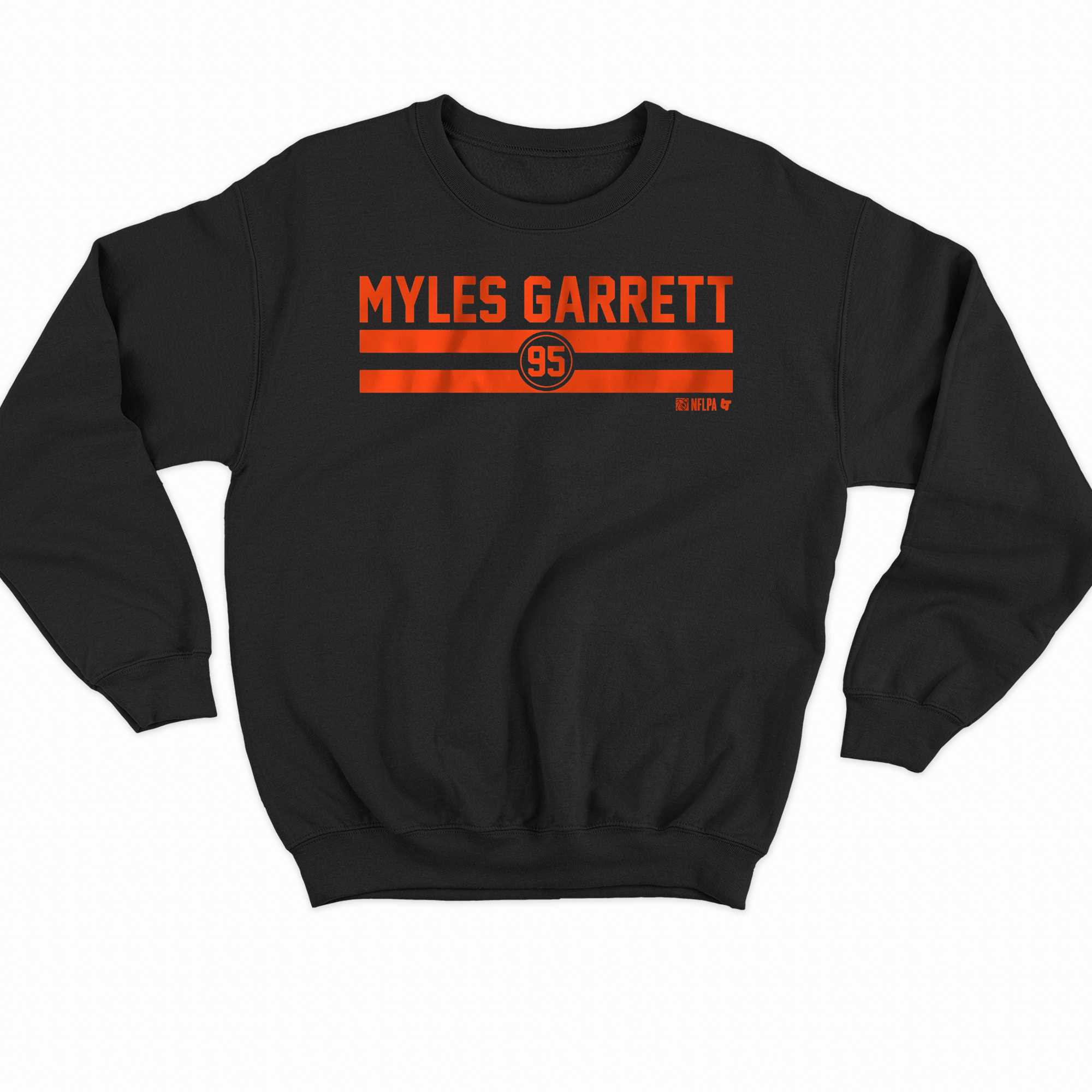 Myles Garrett Name Number Stripe Shirt