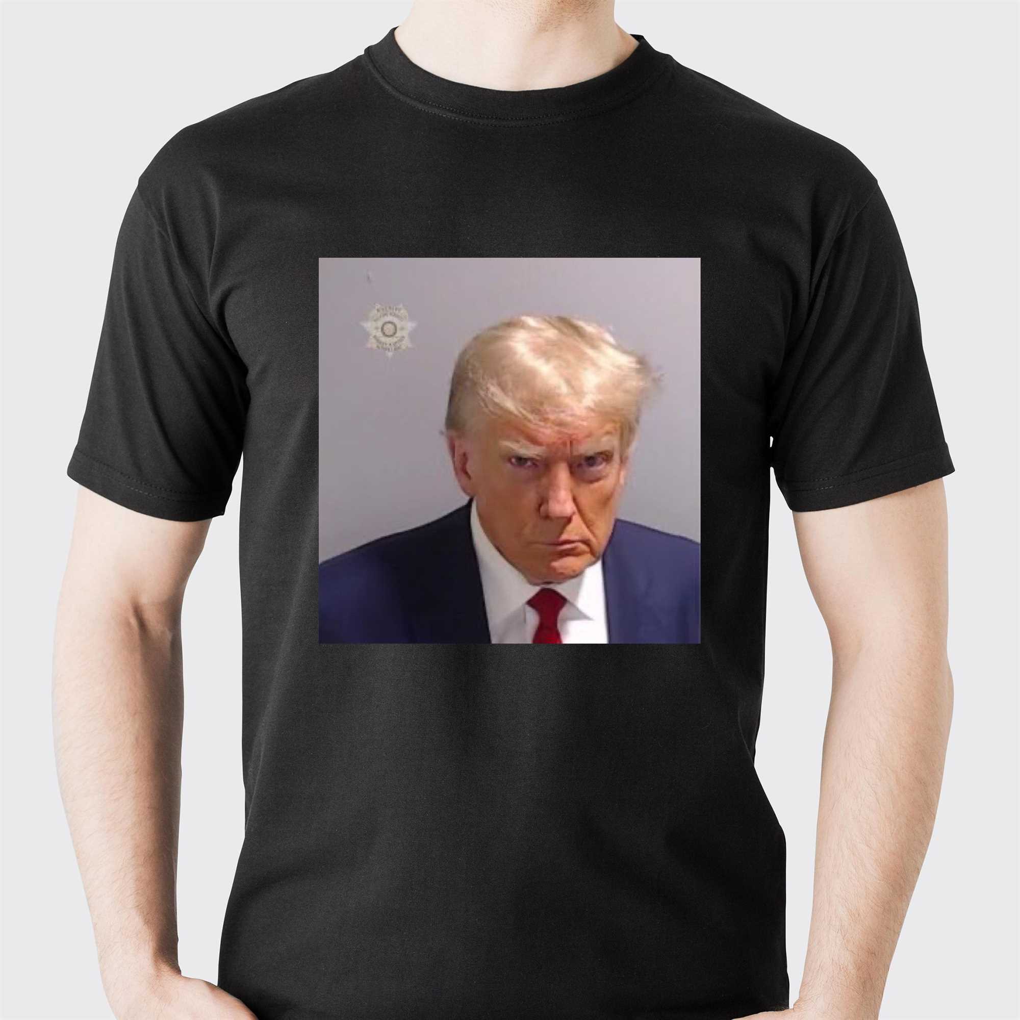 Official Donald Trump Mug Shot T-shirt - Shibtee Clothing