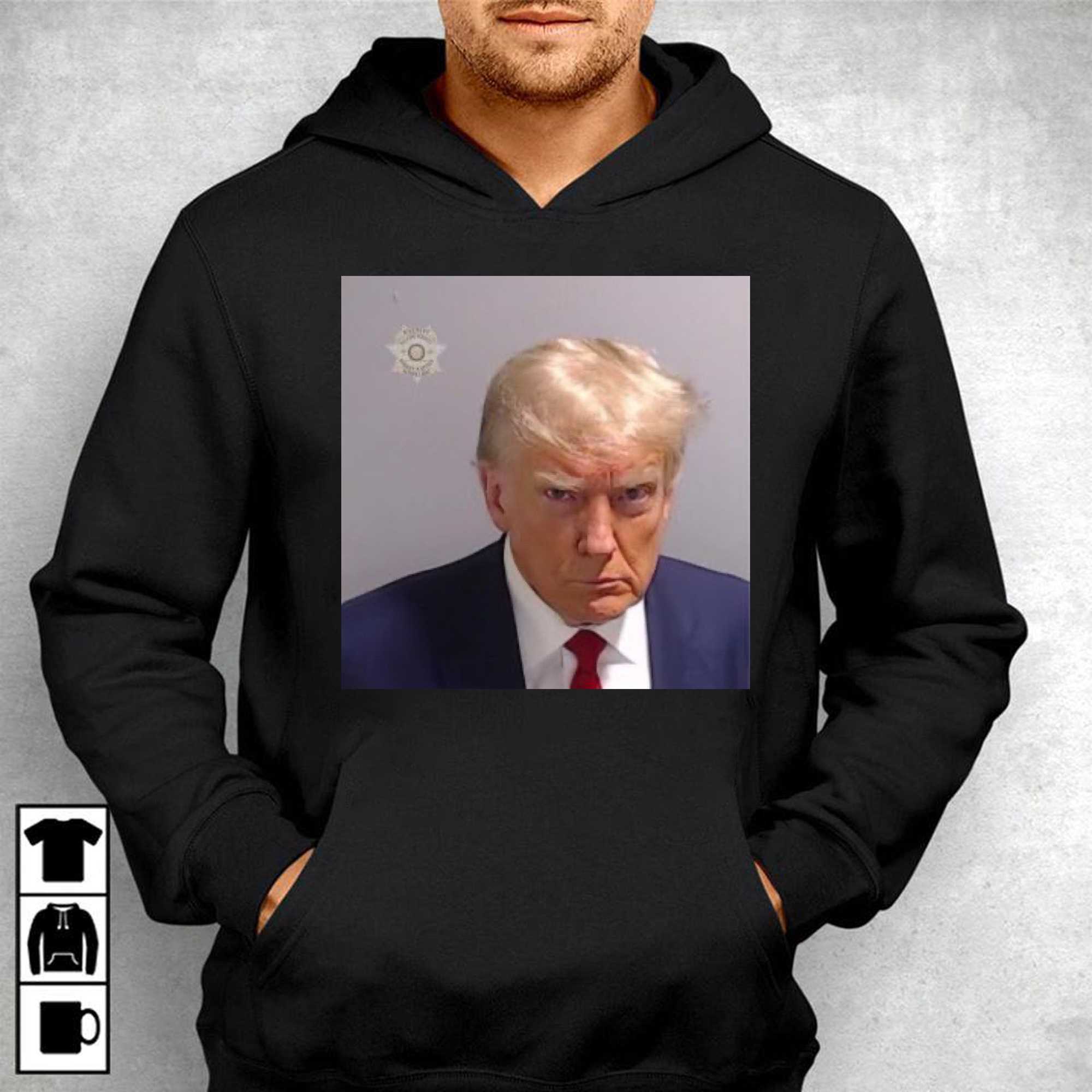 Official Donald Trump Mug Shot T-shirt - Shibtee Clothing