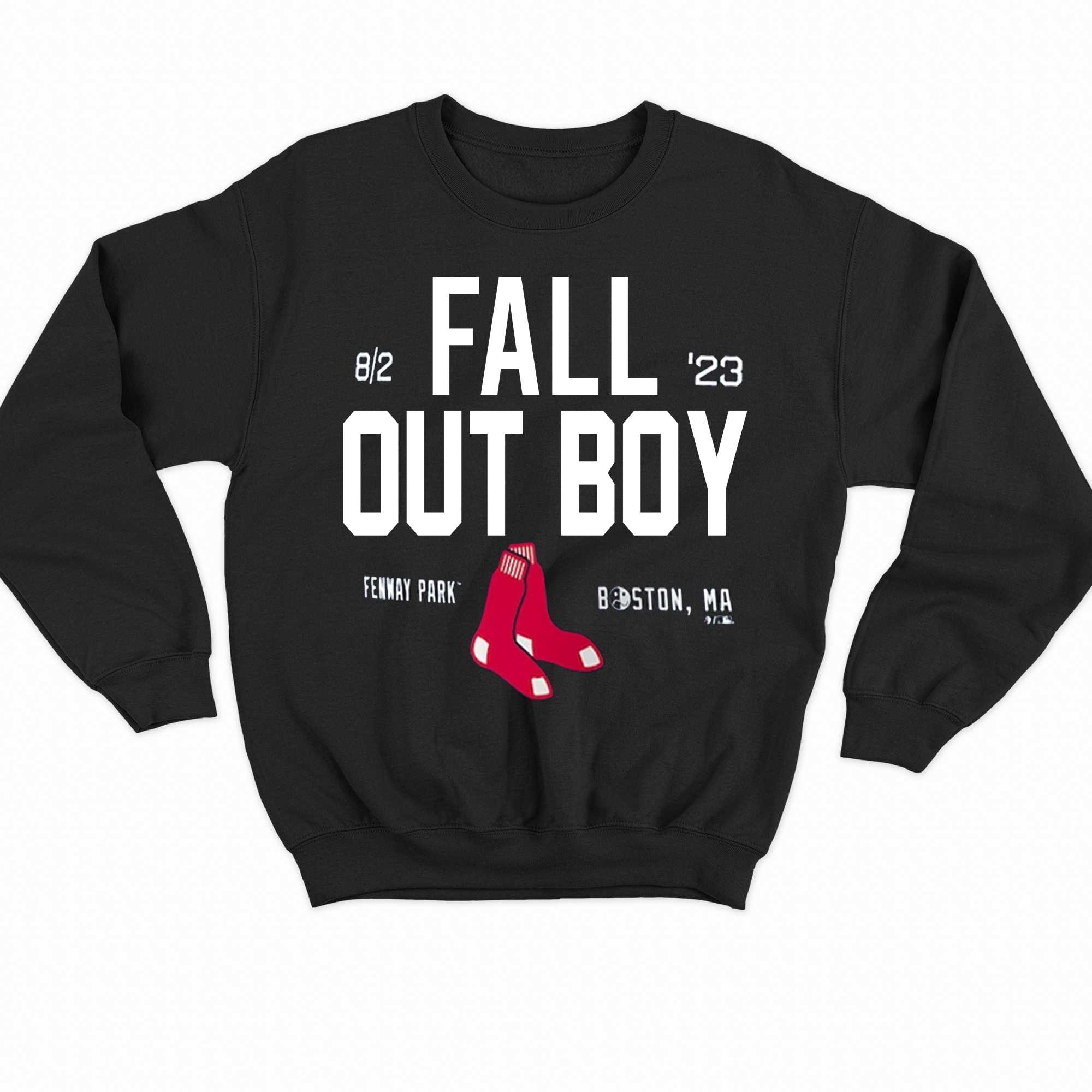 Official Fall Out Boy Boston Red Sox Fenway Park Tour Shirt - Shibtee  Clothing