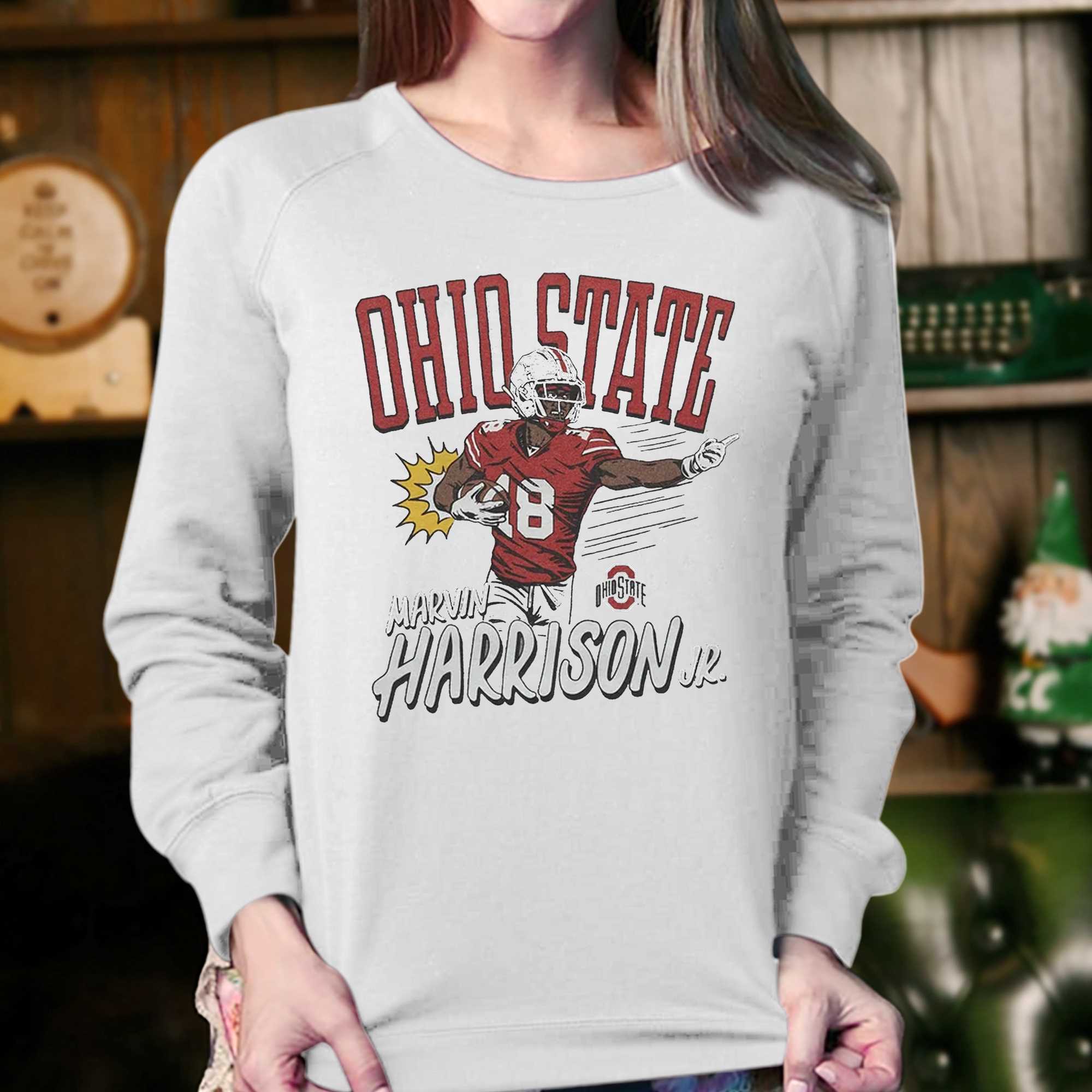 Ohio State Marvin Harrison Jr Shirt - Shibtee Clothing