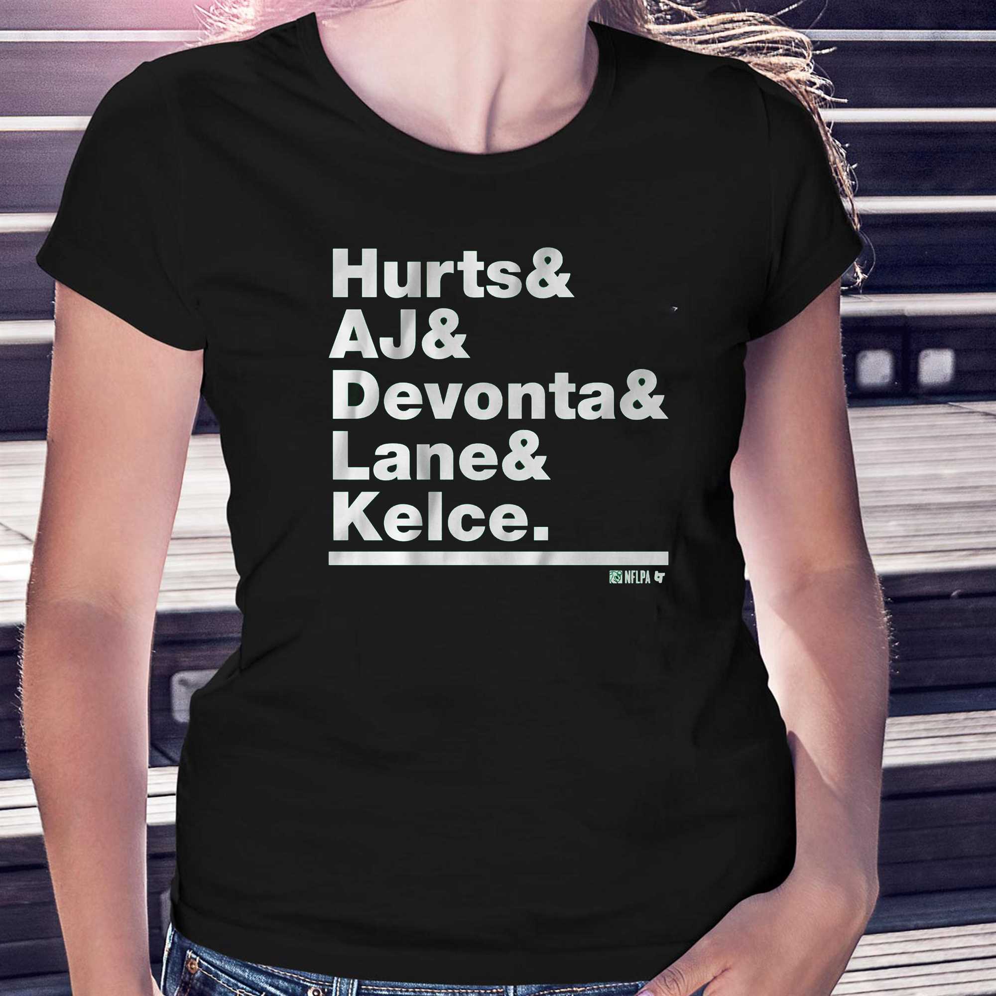 Philadelphia Eagles Jason Kelce - DeVonta Smith - Jalen Hurts Unisex T-Shirt