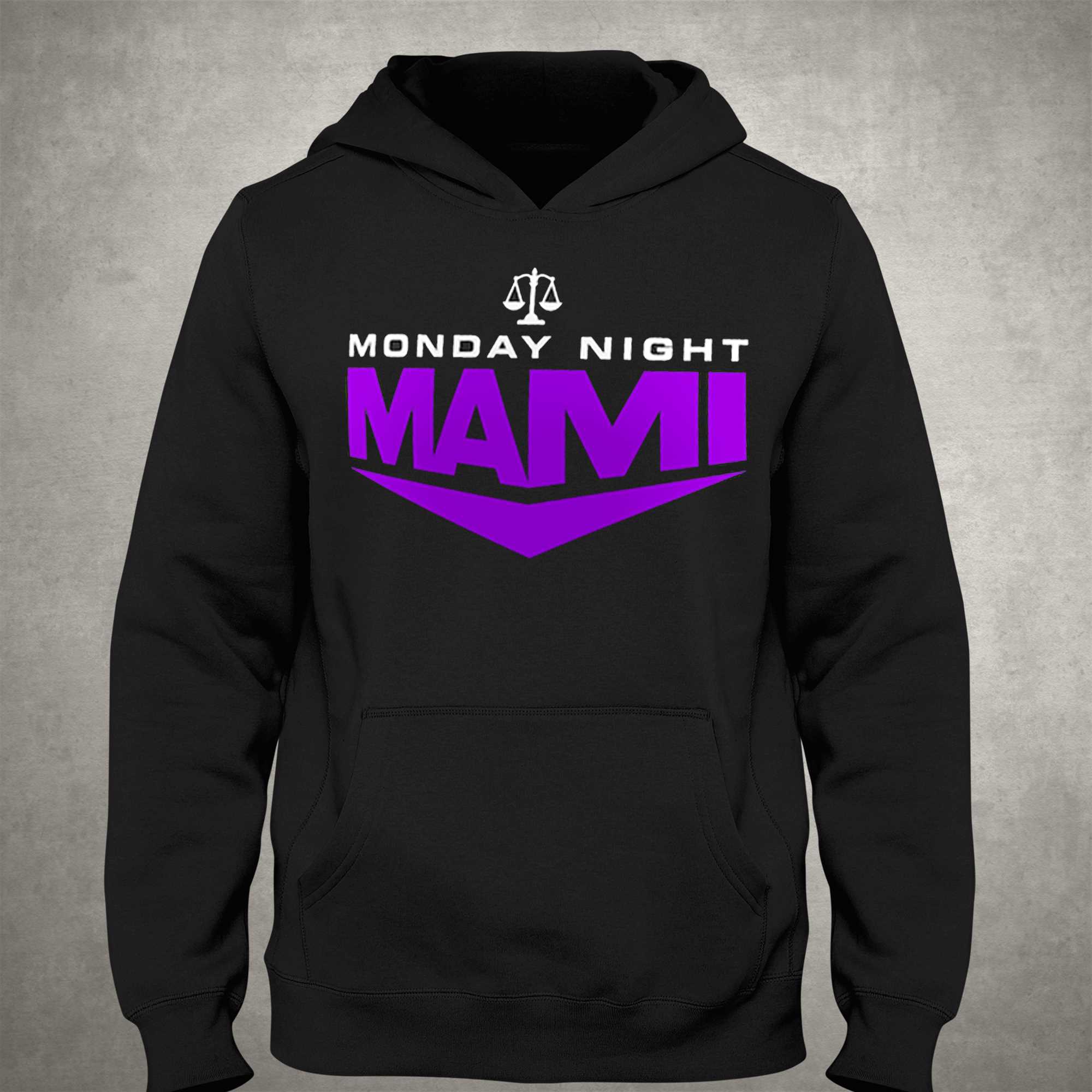 Men's Black Rhea Ripley Monday Night Mami T-Shirt