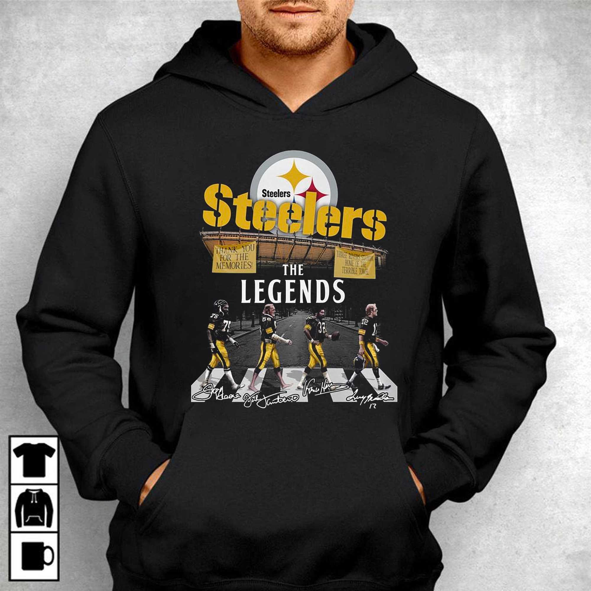 Pittsburgh Steelers Players The Legends Signatures shirt, hoodie