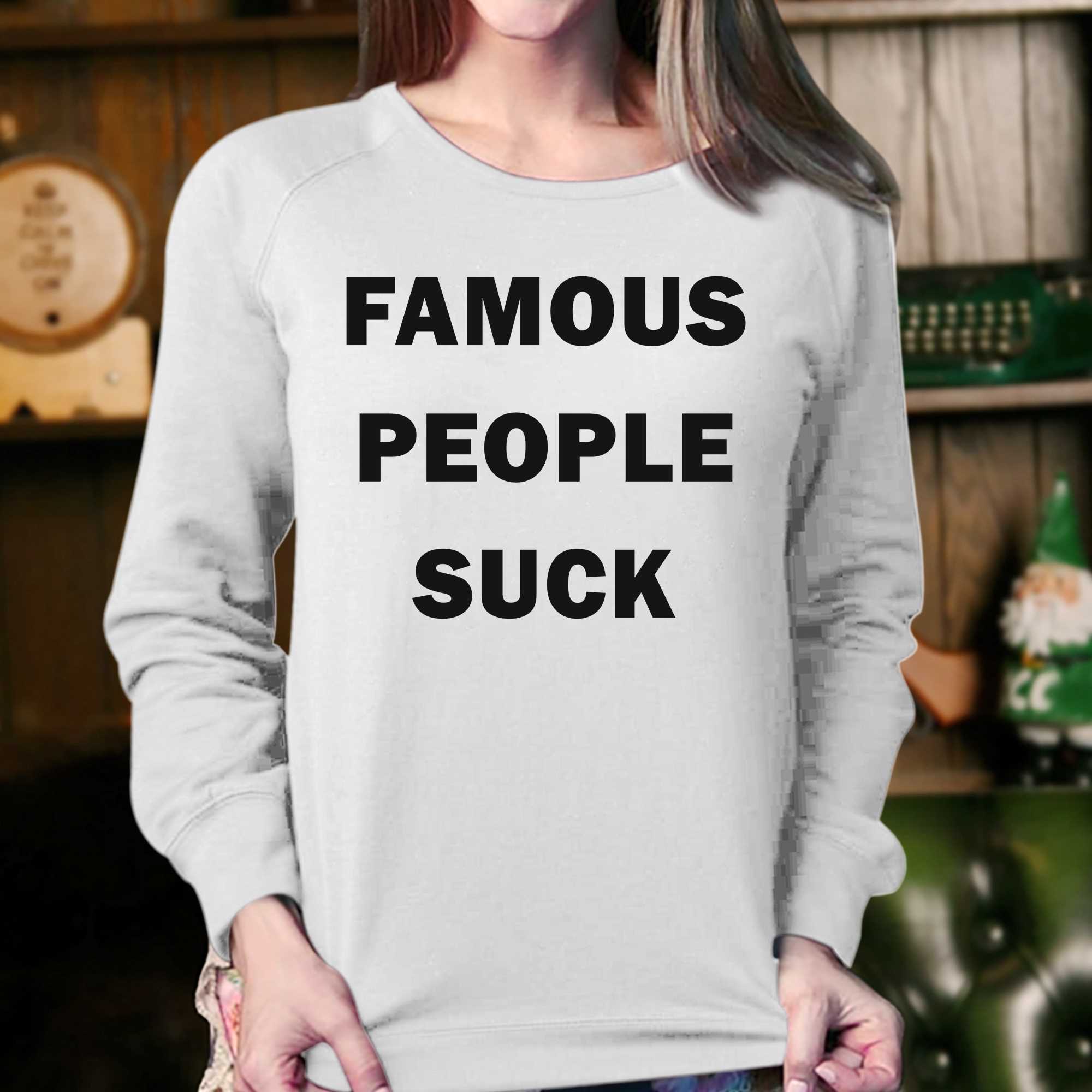 Eletees Travis Barker Famous People Suck Shirt