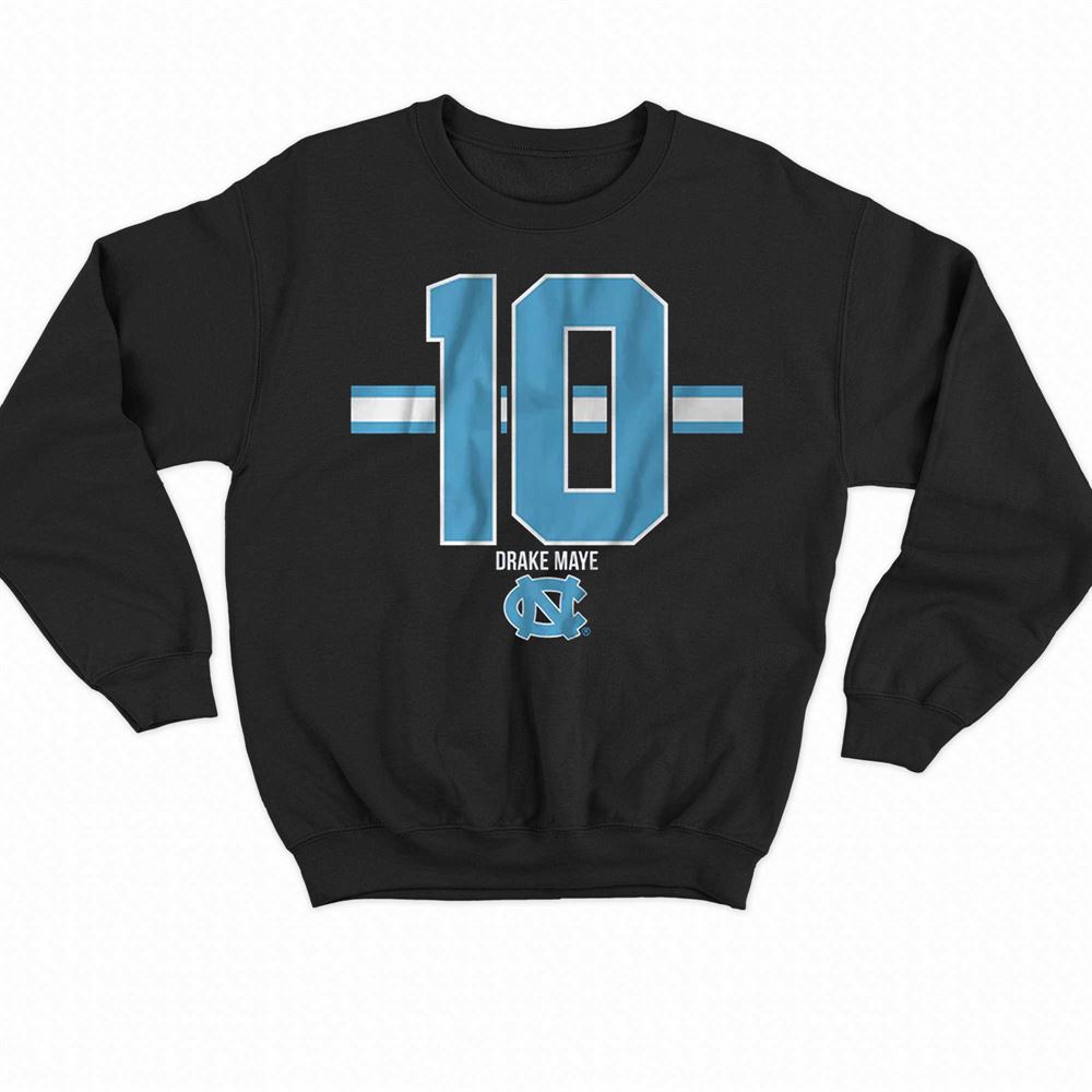 Unc Football Drake Maye 10 Shirt - Shibtee Clothing