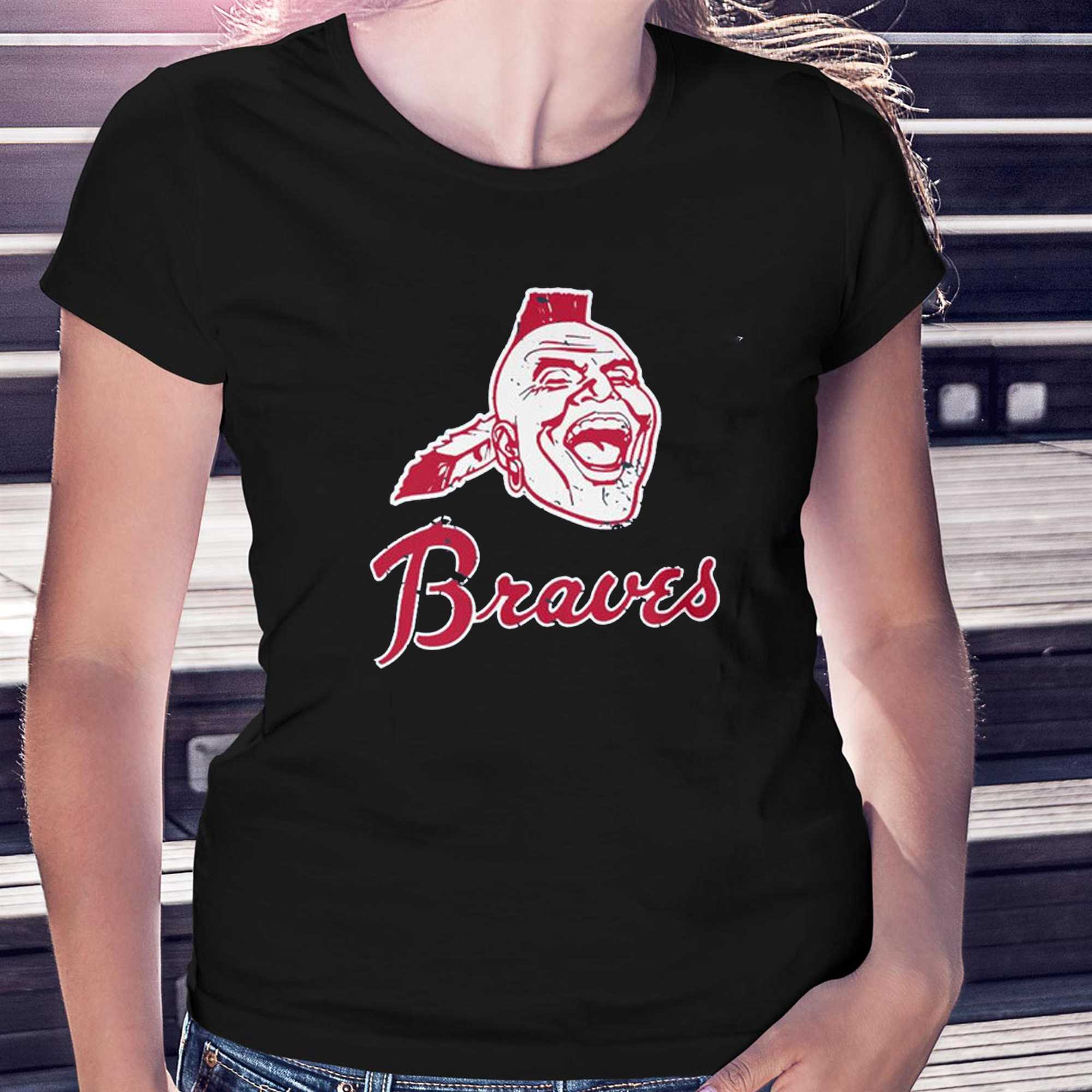 Vintage Atlanta Braves Chief Noc A Homa T-shirt - Shibtee Clothing