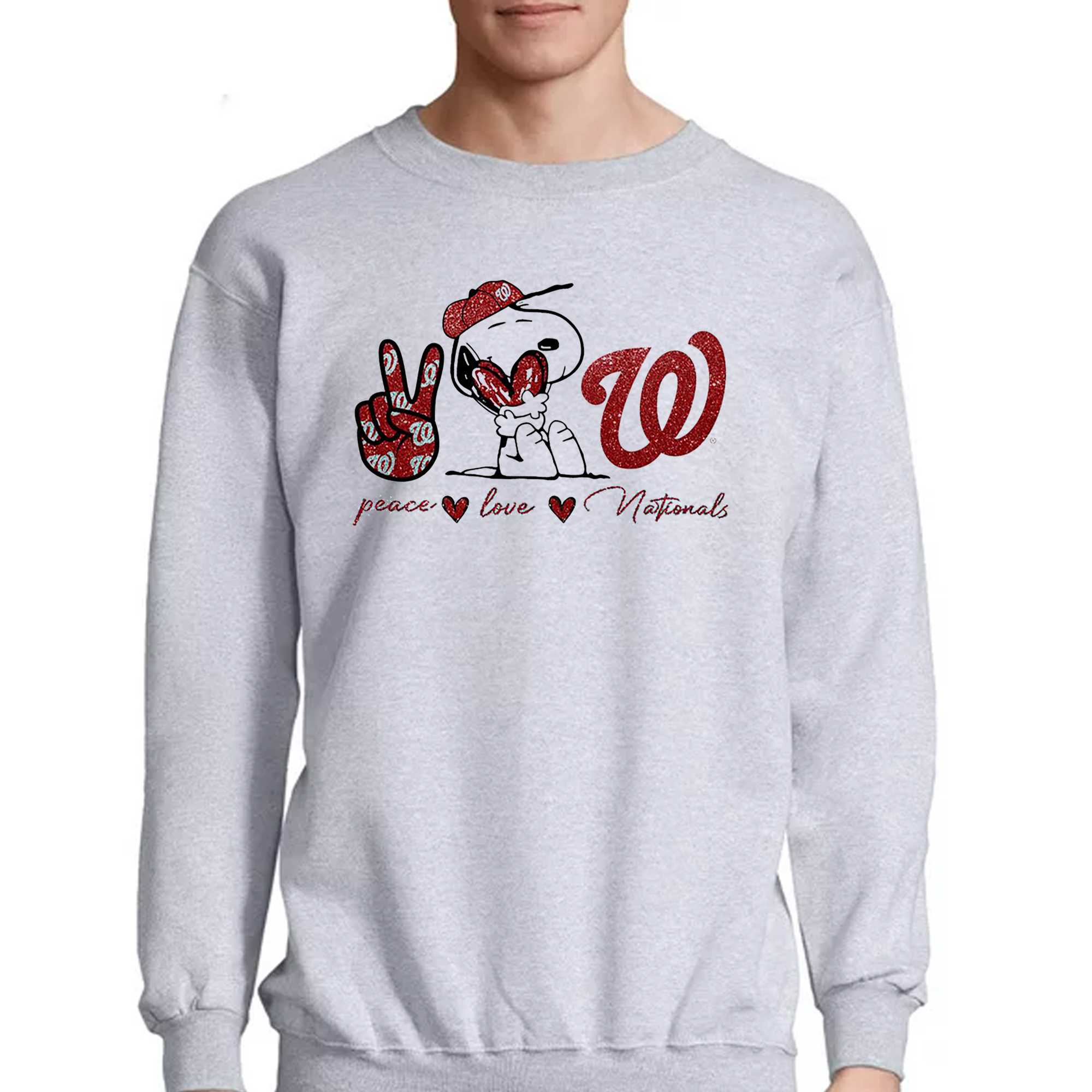 Washington Nationals Peace Love Nationals Snoopy Shirt, hoodie