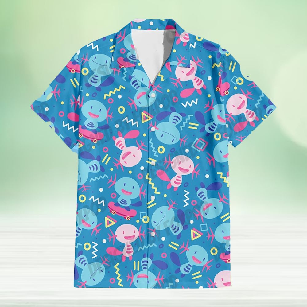 Wooper Upah Pokemon Hawaiian Shirt - Shibtee Clothing
