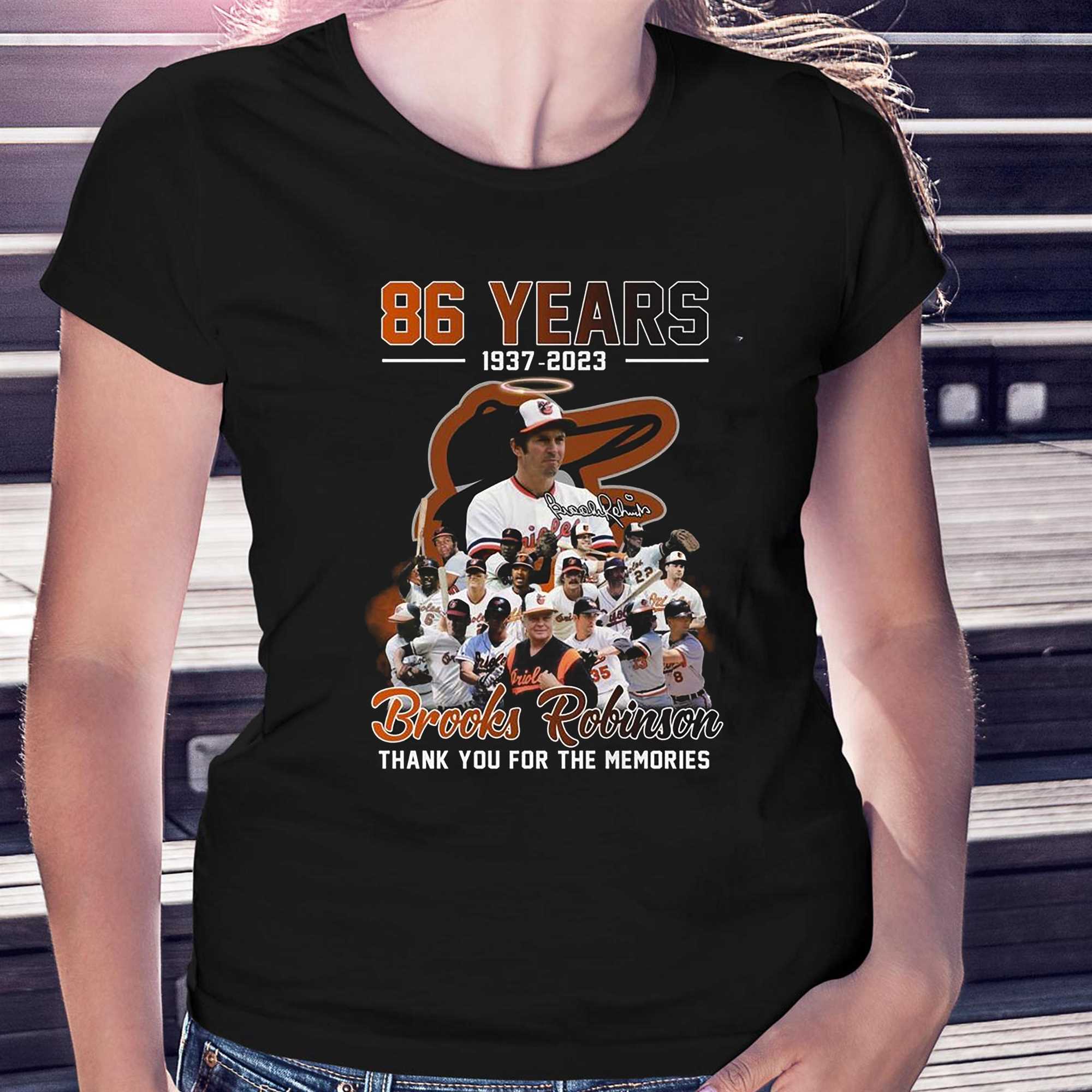 Brooks robinson 86 years 1937 2023 memories shirt, hoodie, sweater, long  sleeve and tank top