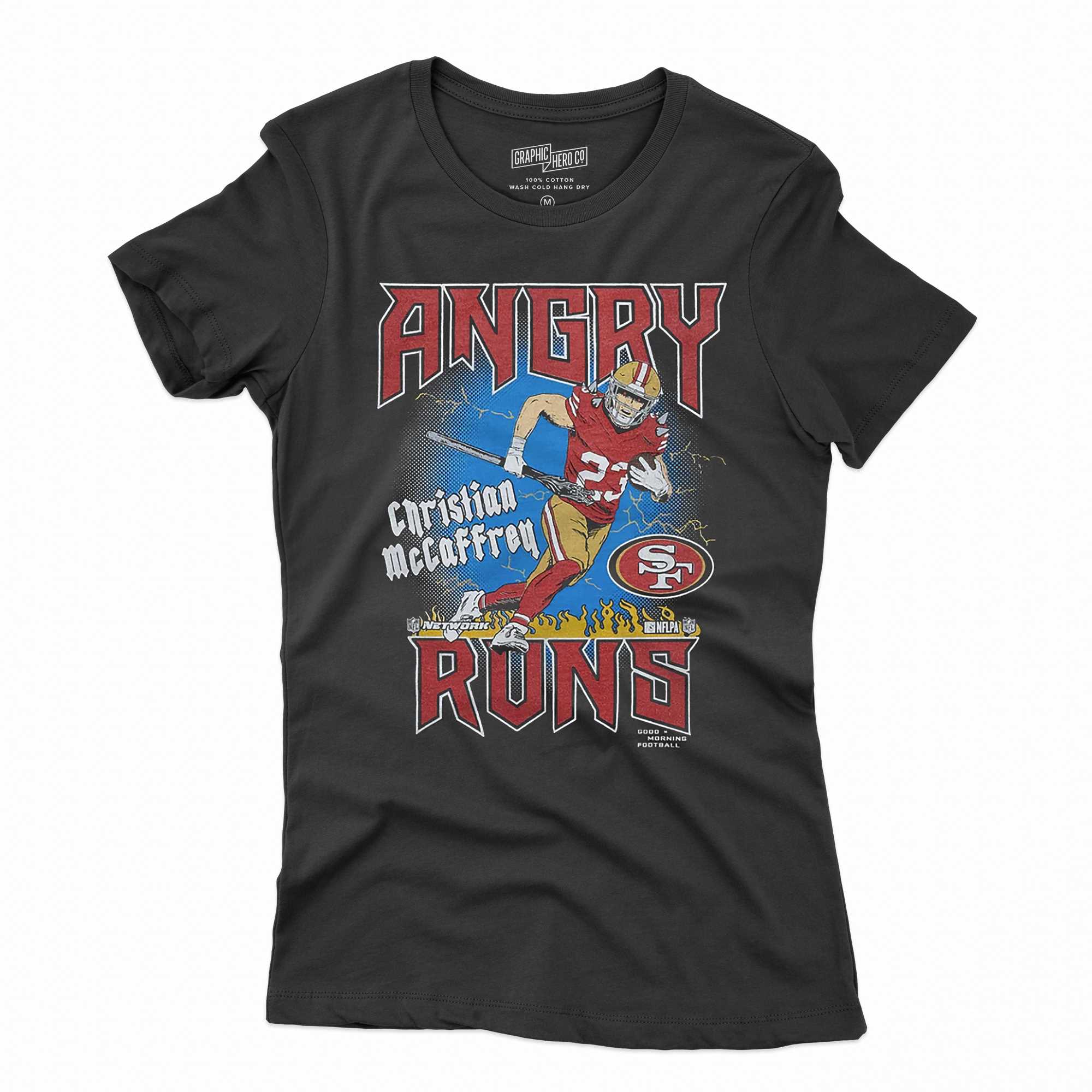 Angry Runs Christian Mccaffrey Shirt - Wenigos