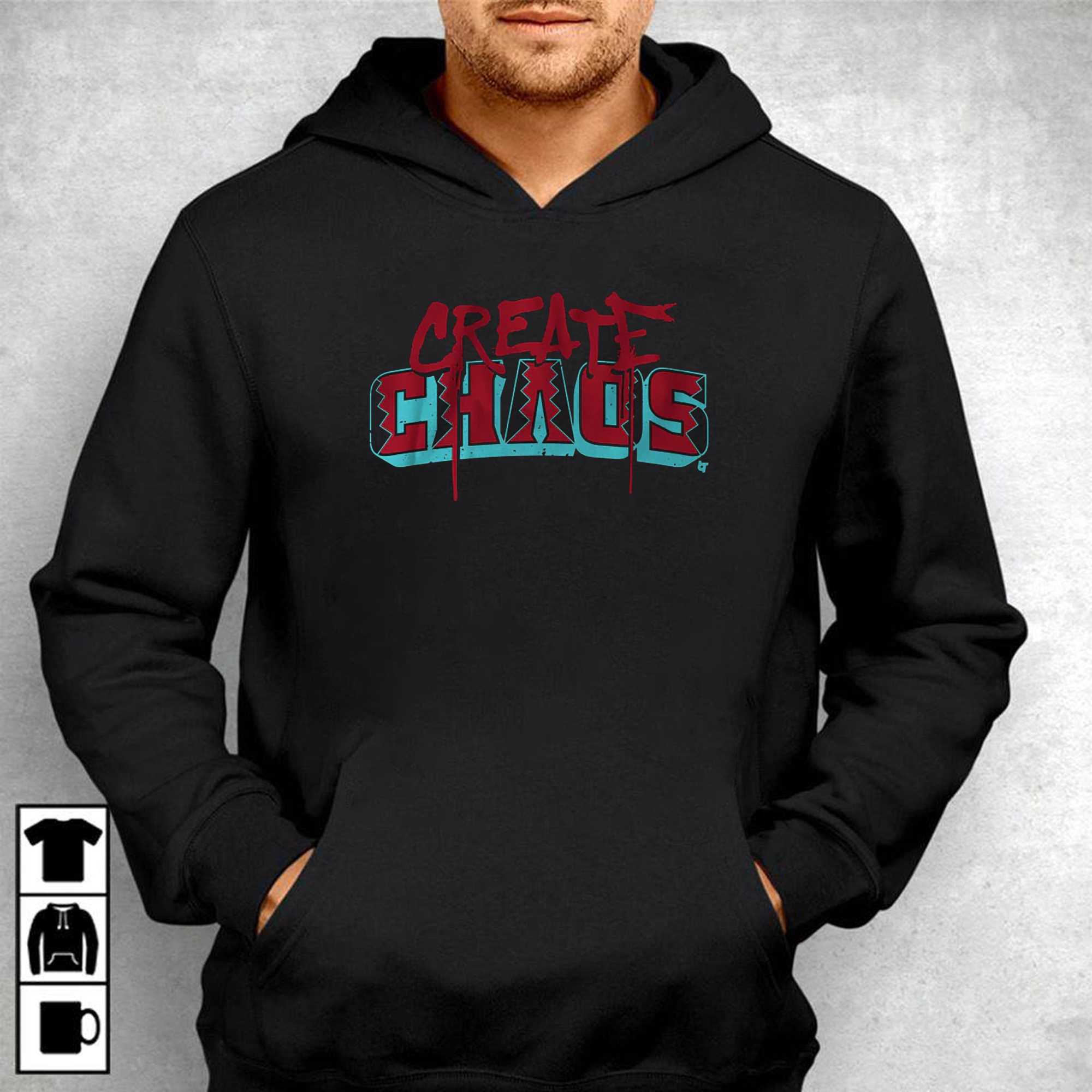 Arizona Diamondbacks Create Chaos T-Shirt - Skullridding