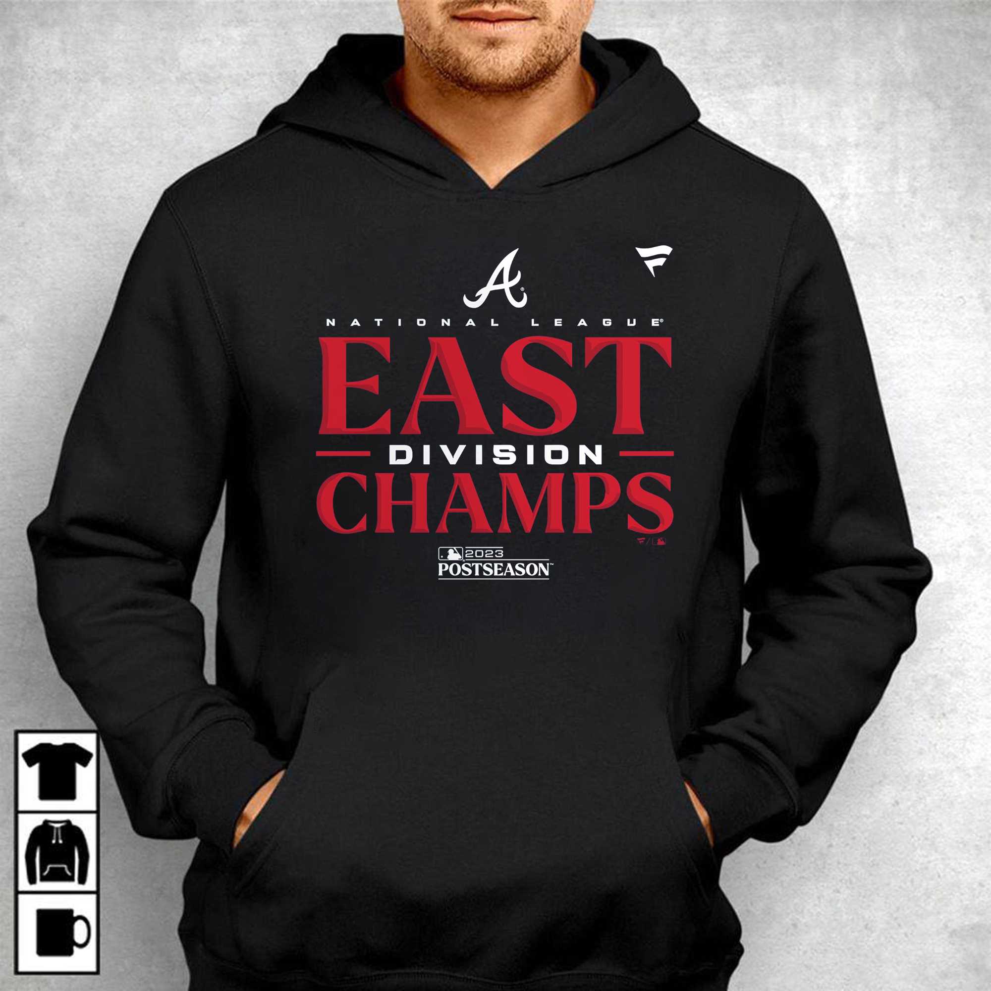 Atlanta Braves 2023 Postseason A-Town Down 2023 National League East  Divisions shirt, hoodie, longsleeve, sweatshirt, v-neck tee