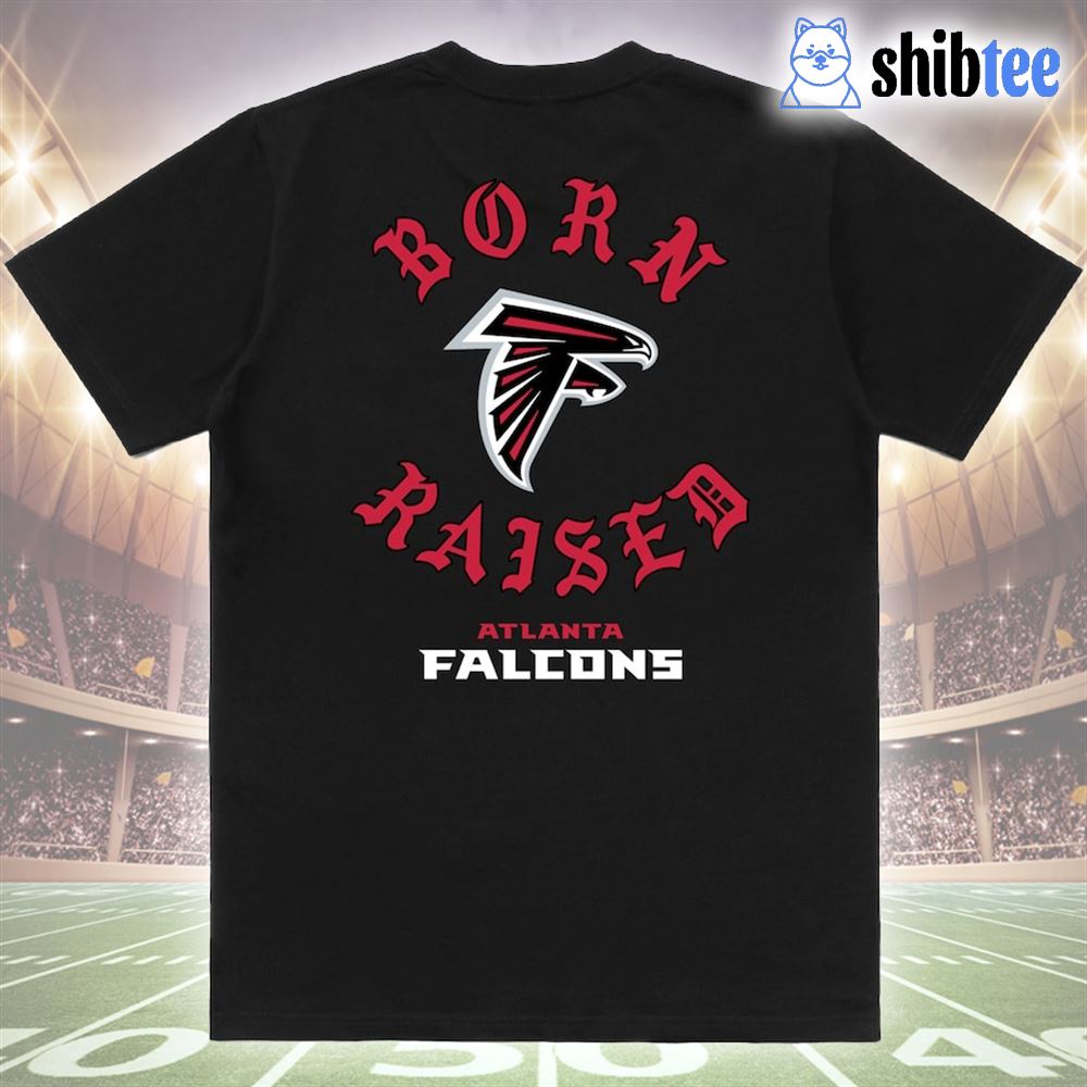 Atlanta Falcons Born X Raised Unisex T-shirt - Shibtee Clothing