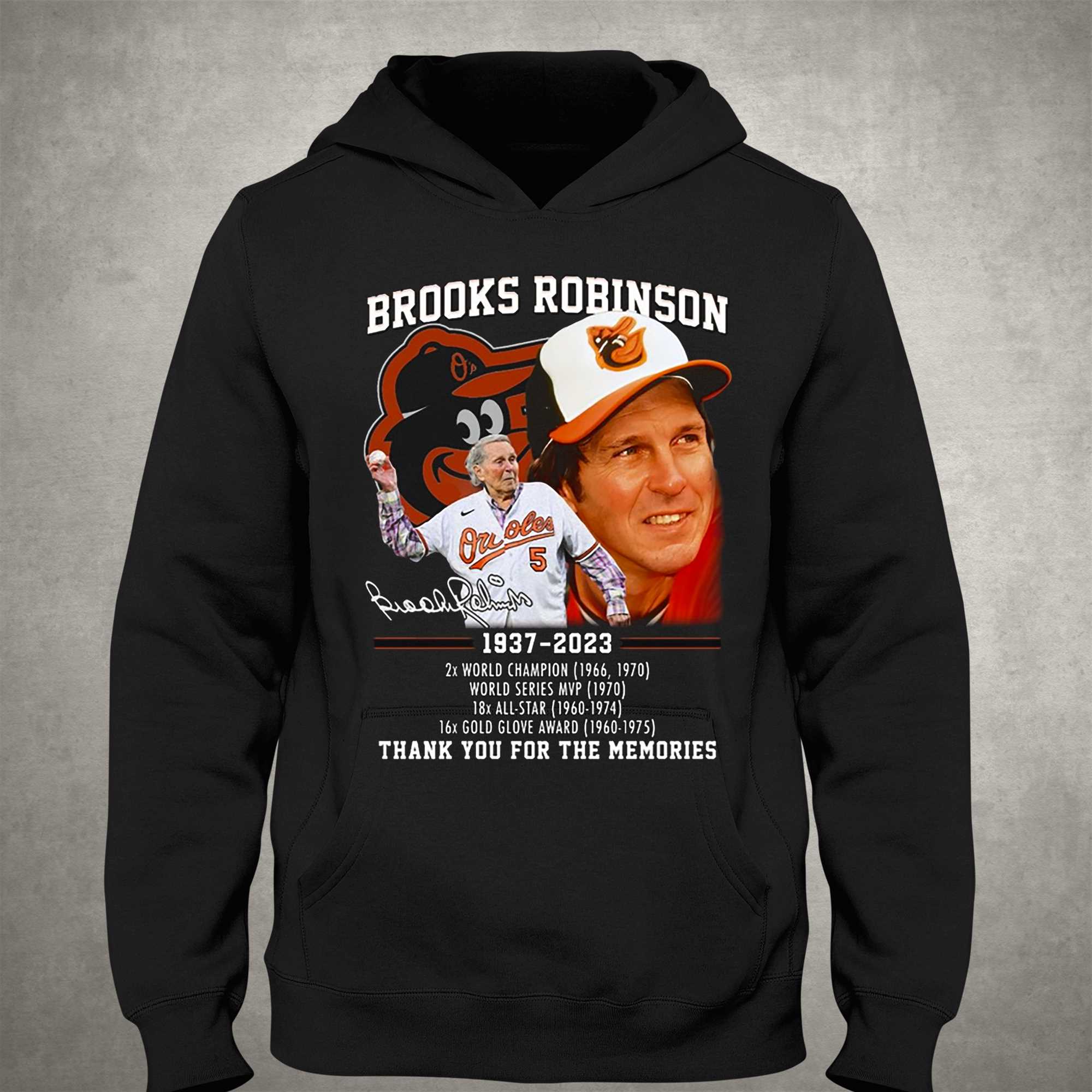 Brooks Robinson 86 Years 1937 2023 Memories T Shirt - Growkoc