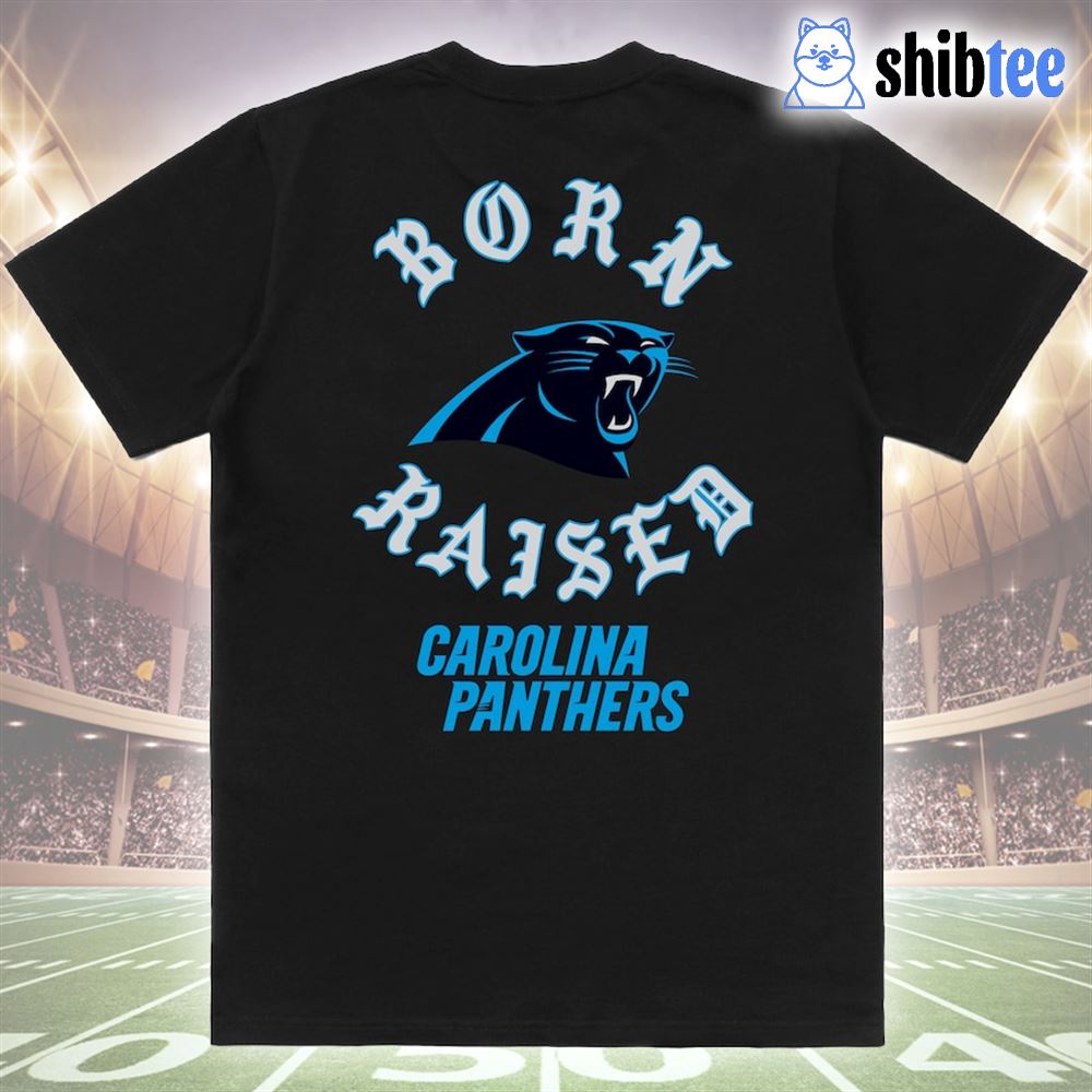 Carolina Panthers Born X Raised Unisex T-shirt - Shibtee Clothing