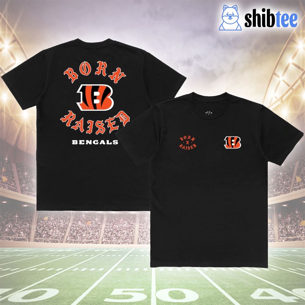 Cincinnati Bengals Born X Raised Unisex T-shirt - Shibtee Clothing