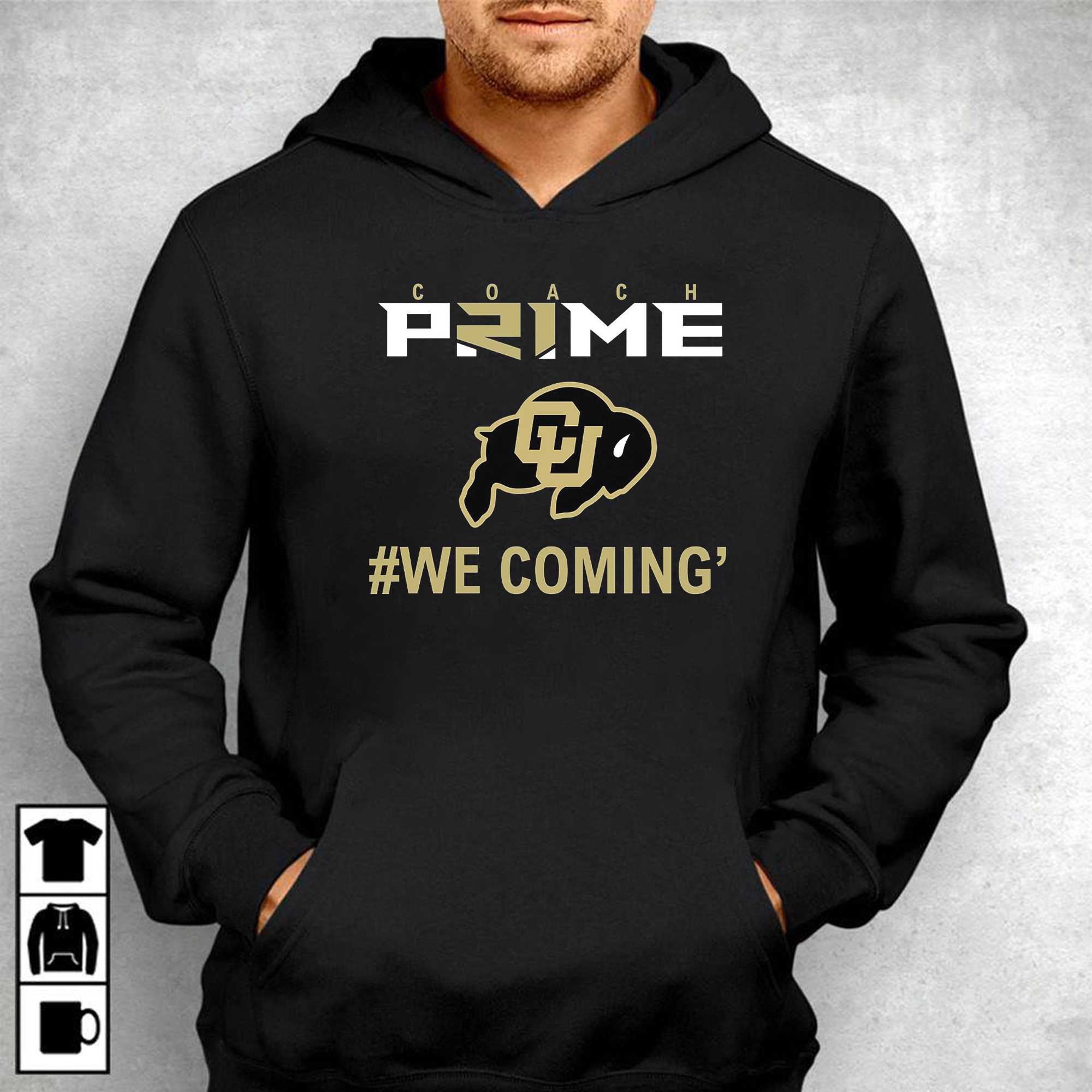 Colorado Buffaloes Football Coach Hoodie 