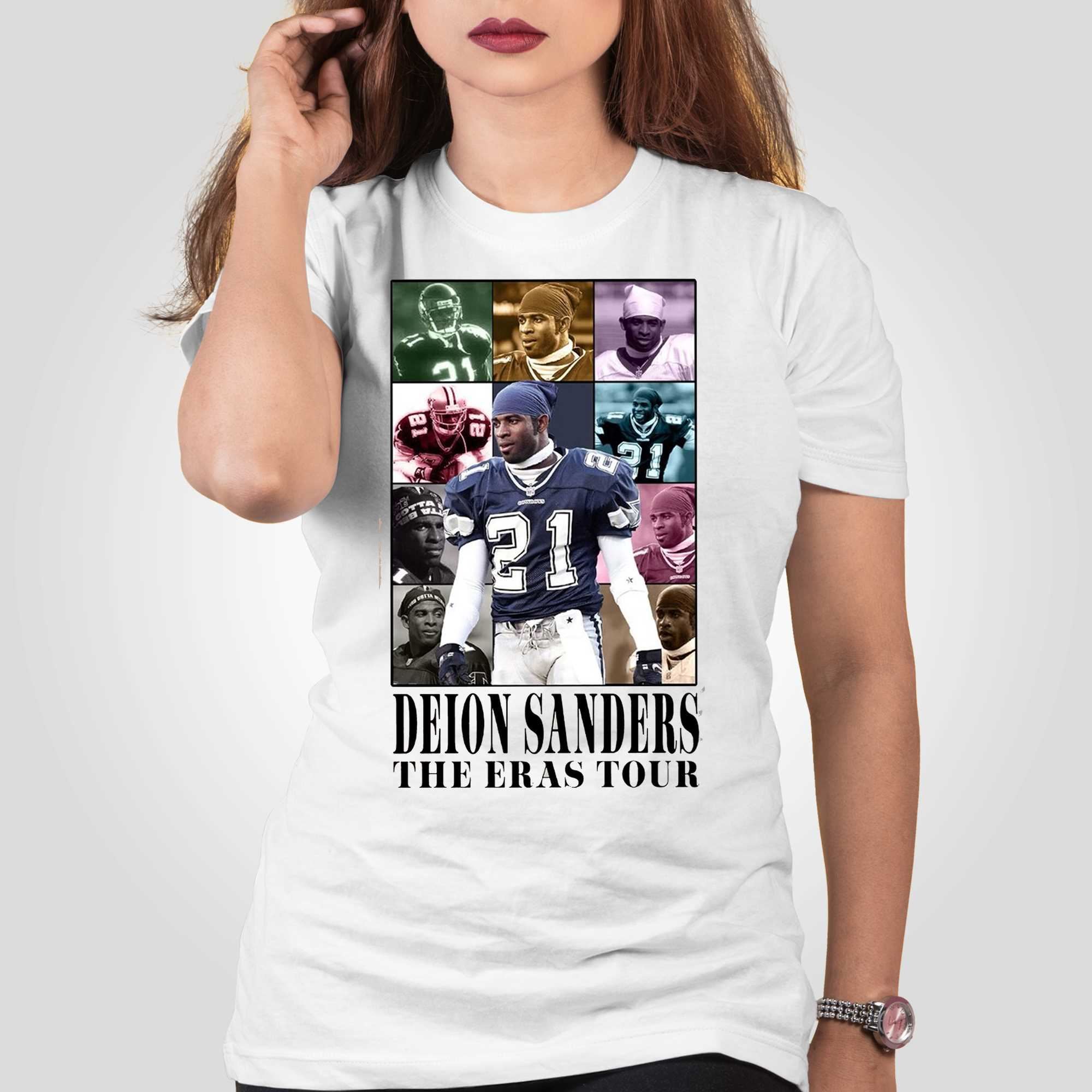 Deion Sanders Vintage 90s Graphic Style T-shirt Deion Sanders 