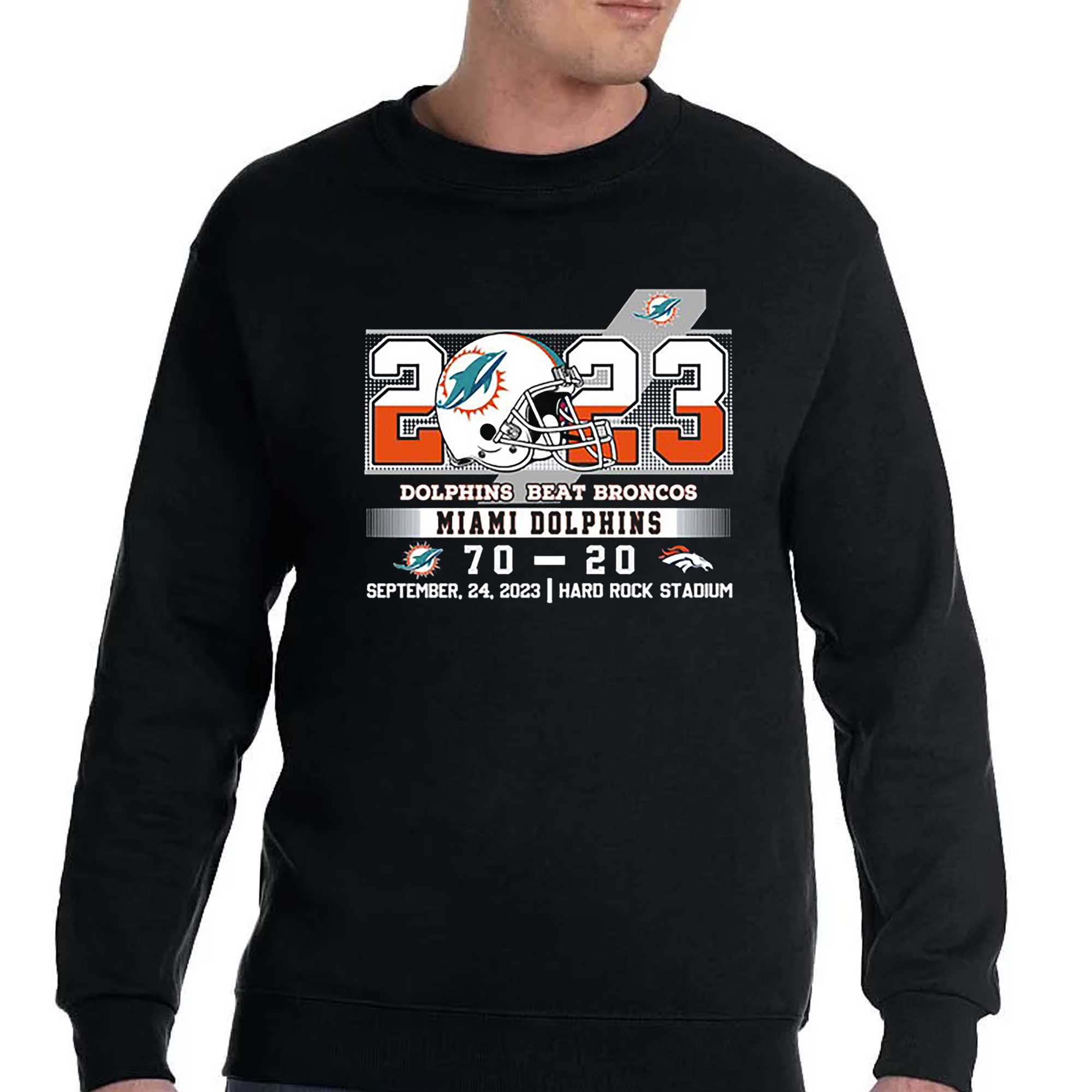 Dolphins Beat Broncos T-Shirt, hoodie, sweater, long sleeve and tank top