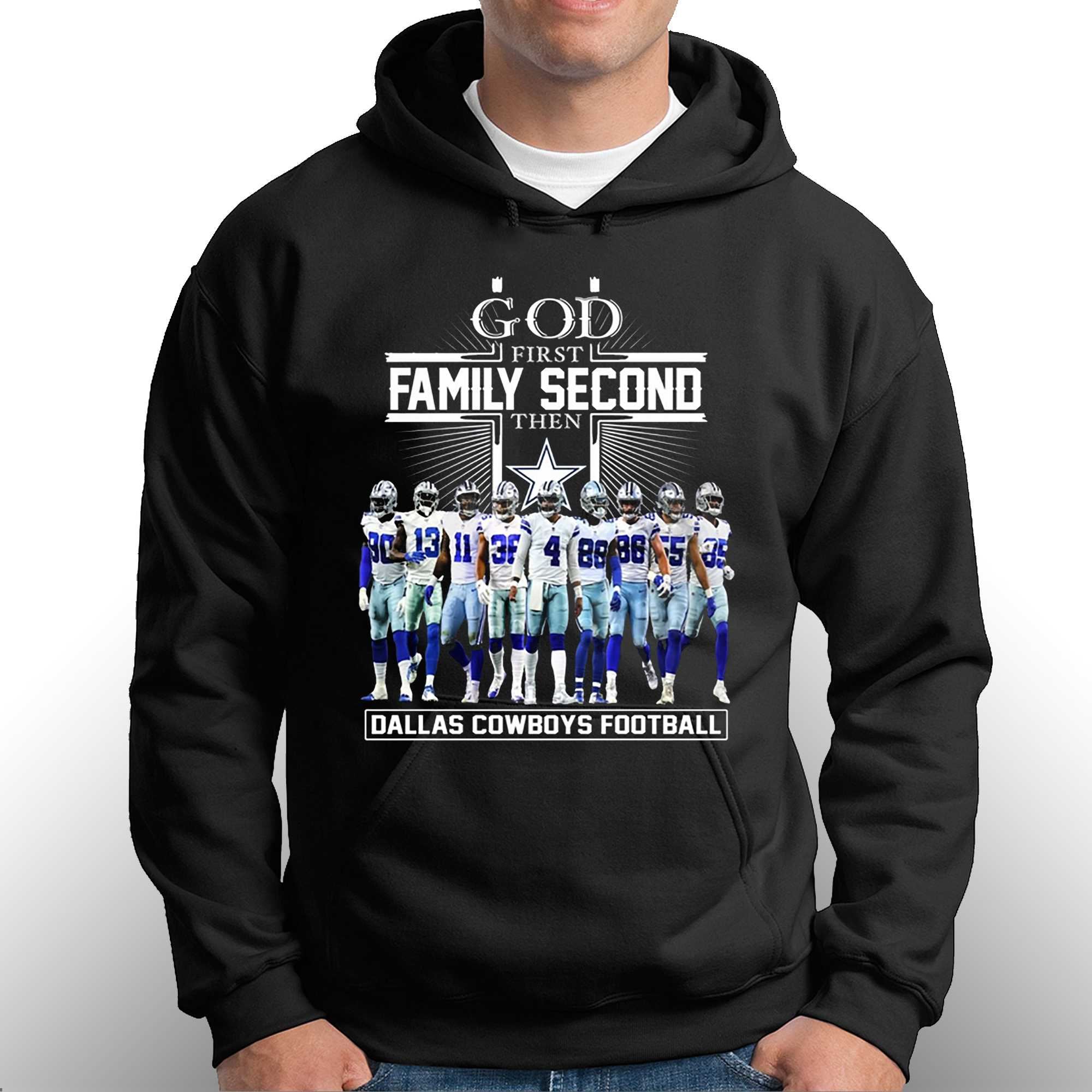 GOD First Family Second Then Dallas Cowboys Football Unisex T