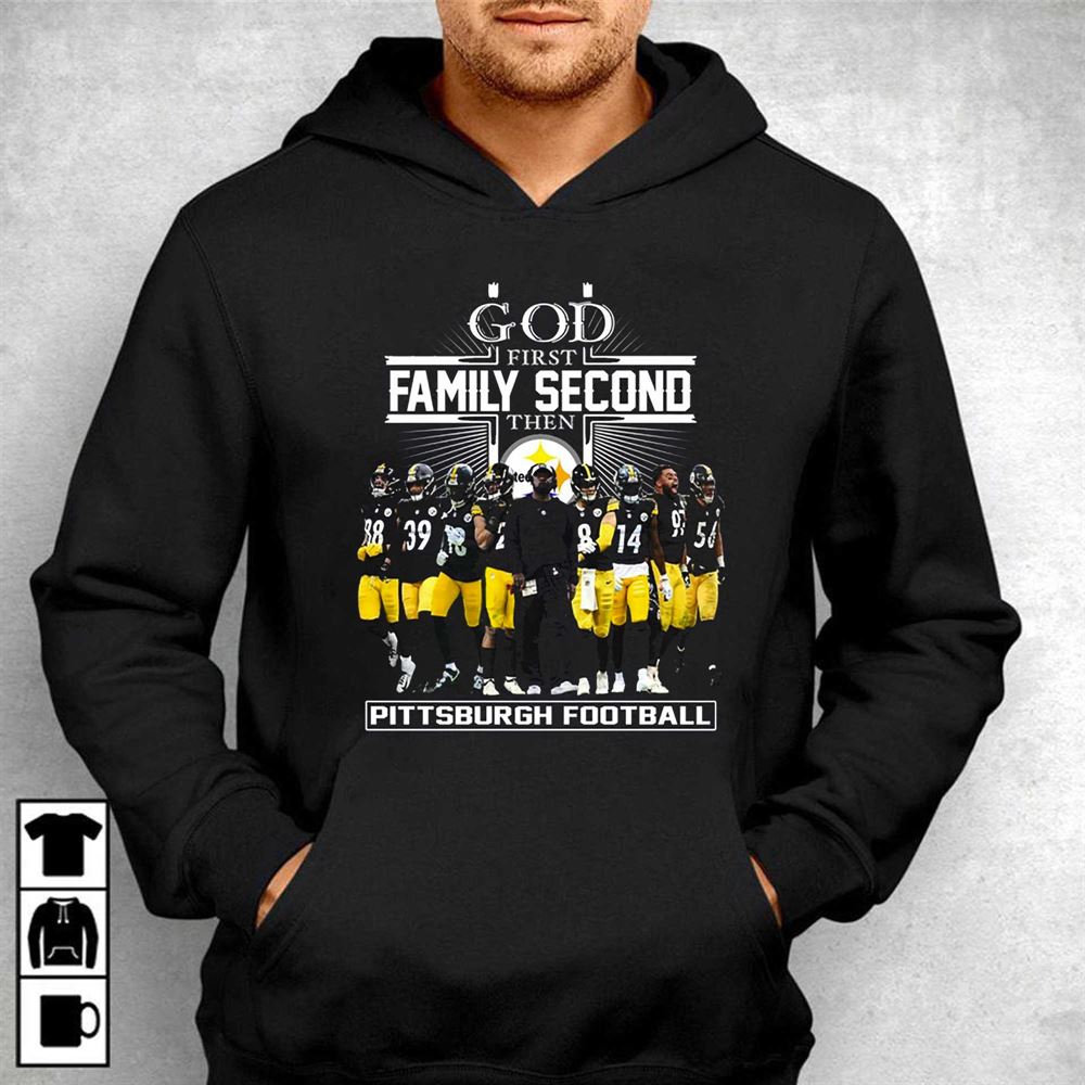 God Family Steeler Shirt Father's Day Gift Tee T-Shirt