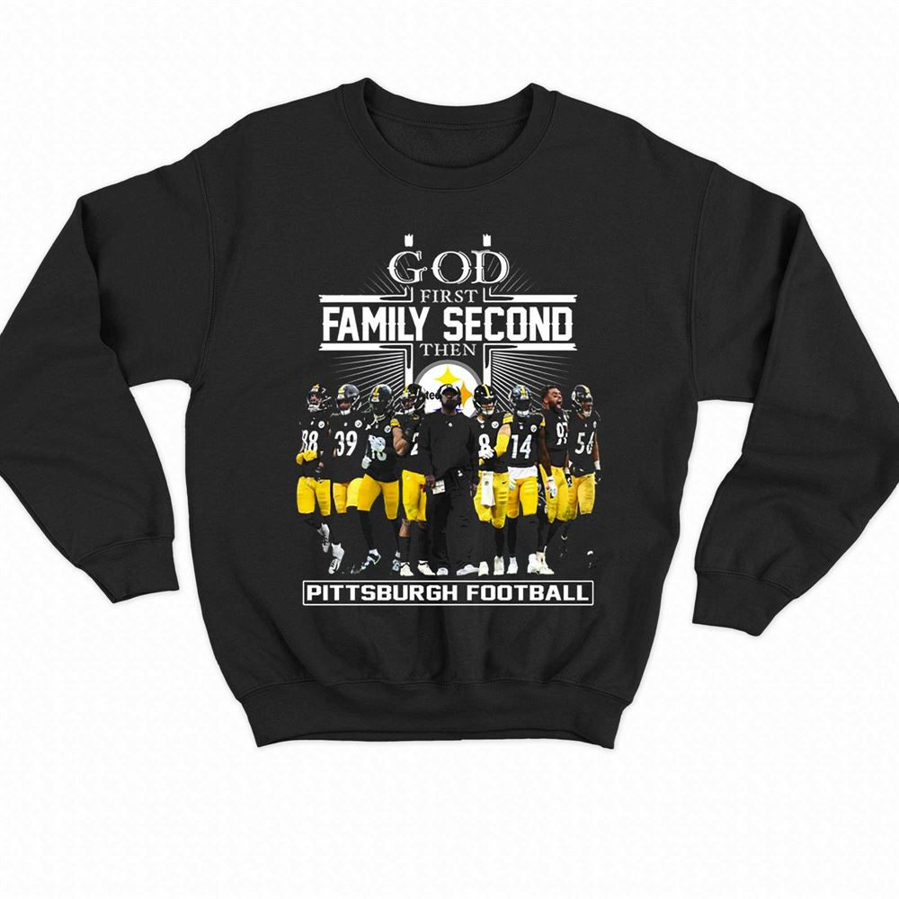 : God Family Steeler Shirt Father's Day Gift Tee T-Shirt