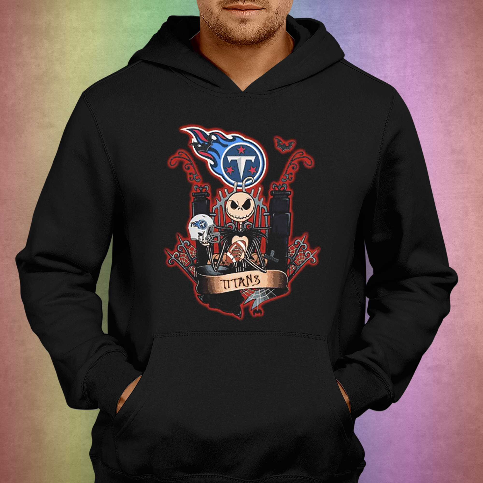 Tennessee Titans Jack Skellington Ugly Sweater