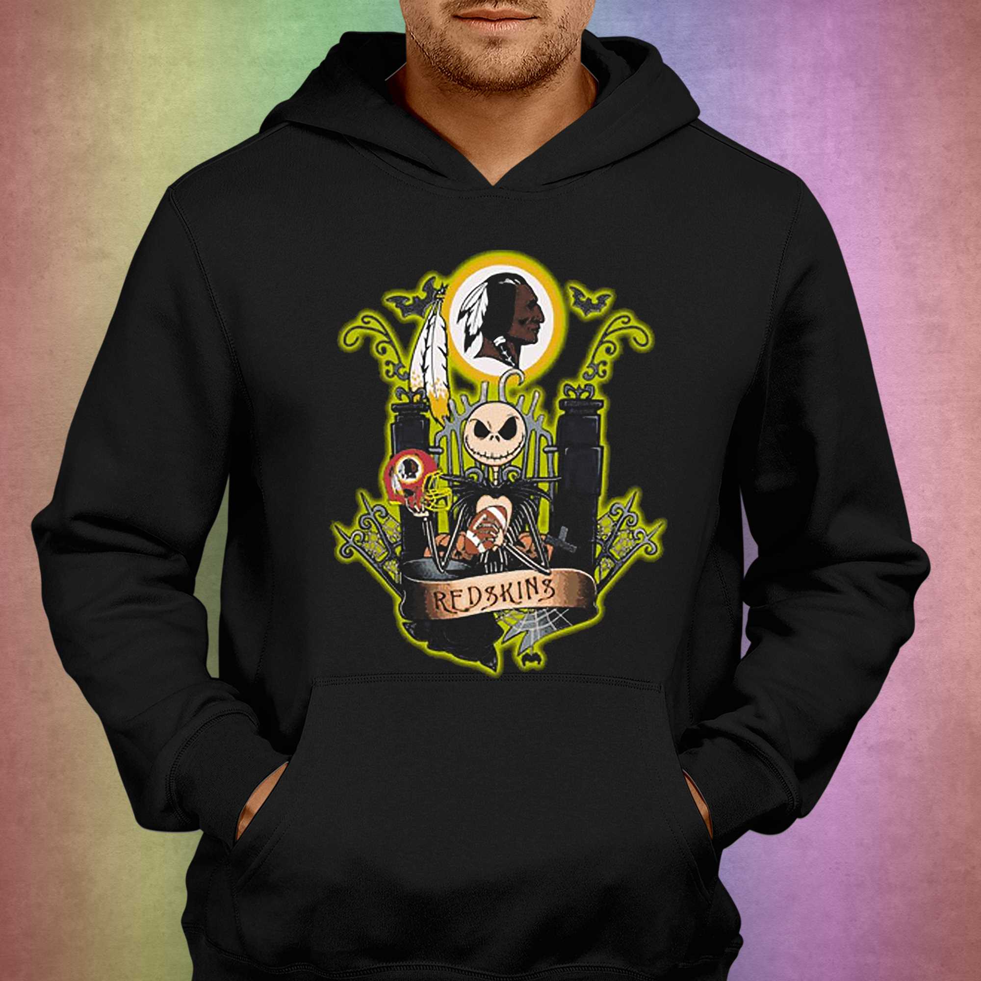 Jack skellington halloween Washington redskins 2023 shirt - Limotees