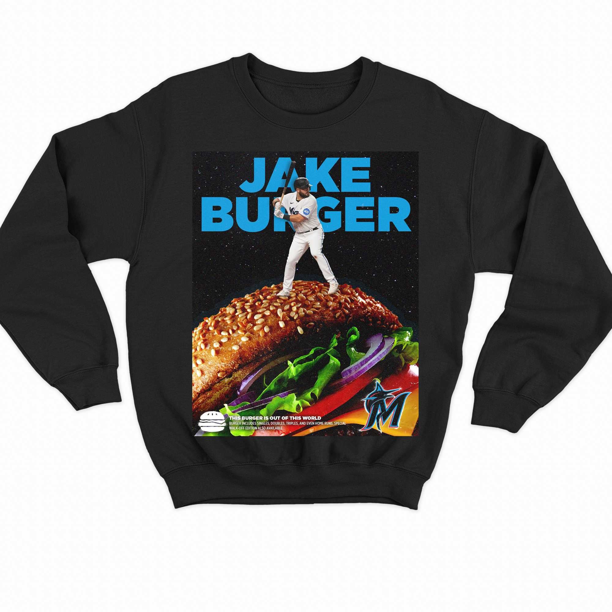 Jake Burger Miami Marlins Shirt