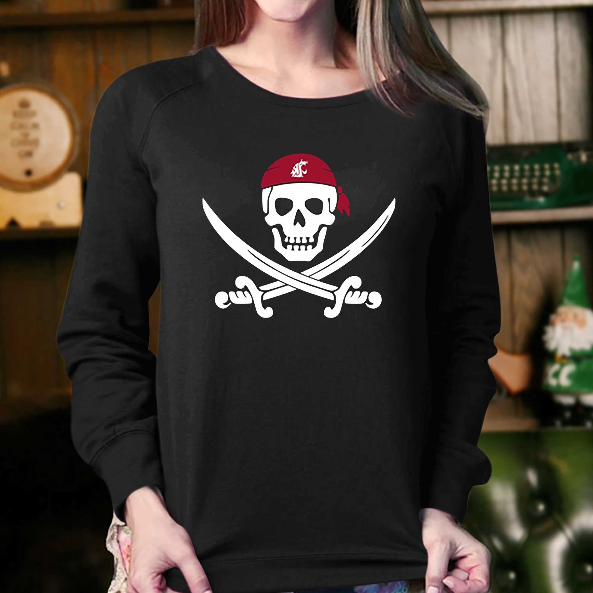 Washington State Golf Pirate Skull Shirt - ReviewsTees