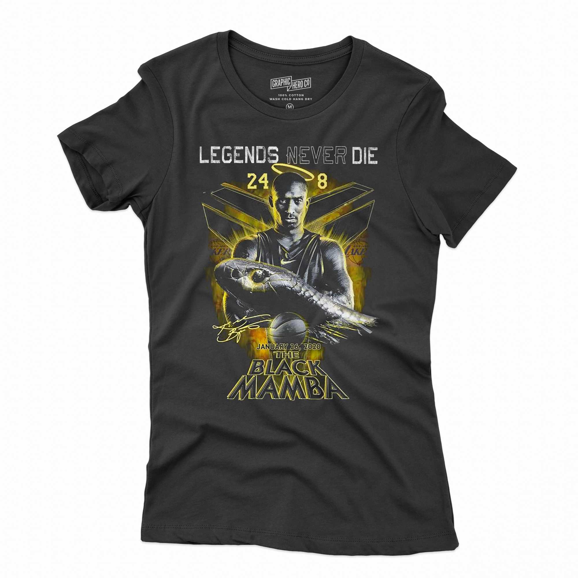 Legends Never Die January 26 2020 The Black Mamba T-Shirt