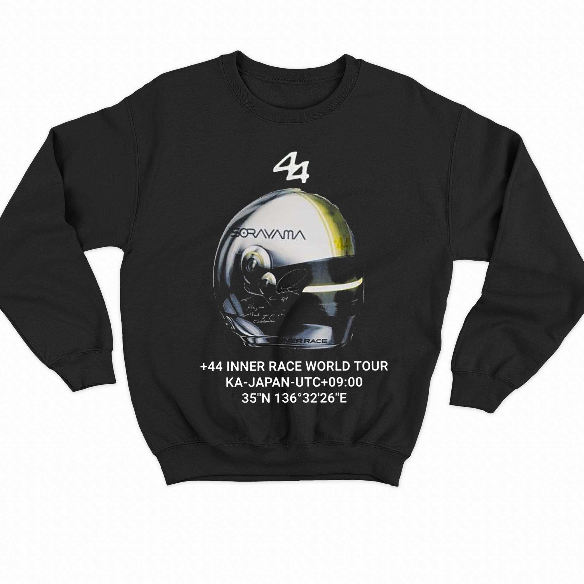 Lewis Hamilton +44 The Inner Race World Tour Suzuka Japan Shirt