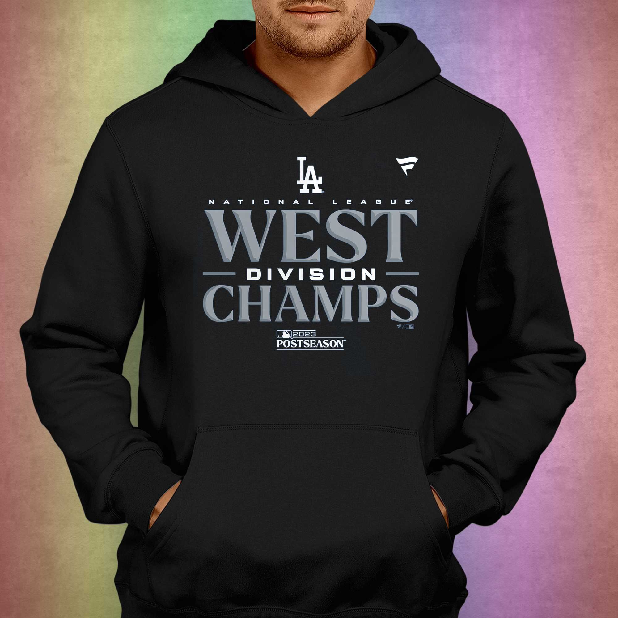 NEW!!! - Los Angeles Dodgers 2023 Postseason NL West Division Champions  T-Shirt