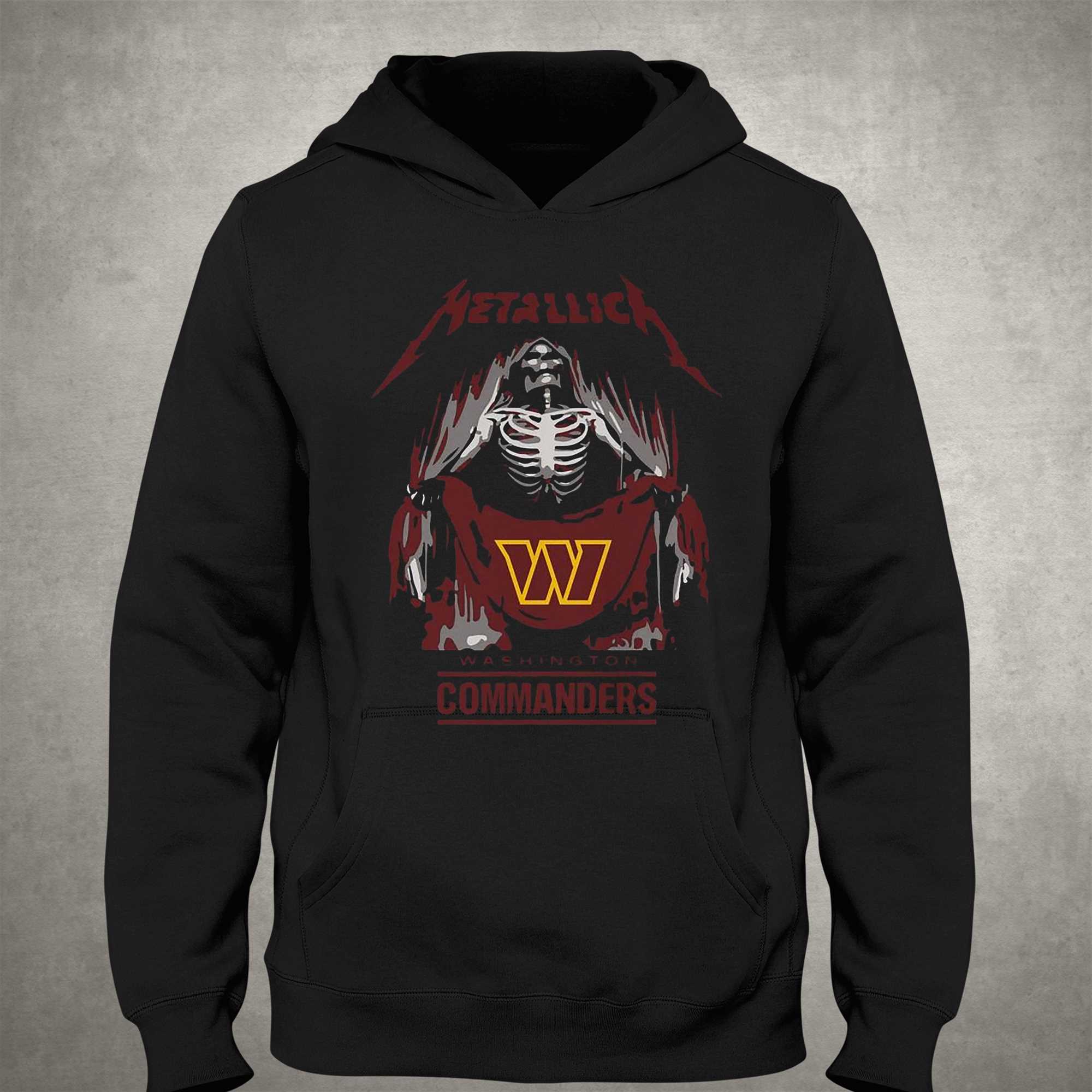 Official metallica Collab Washington Commanders T-Shirt, hoodie