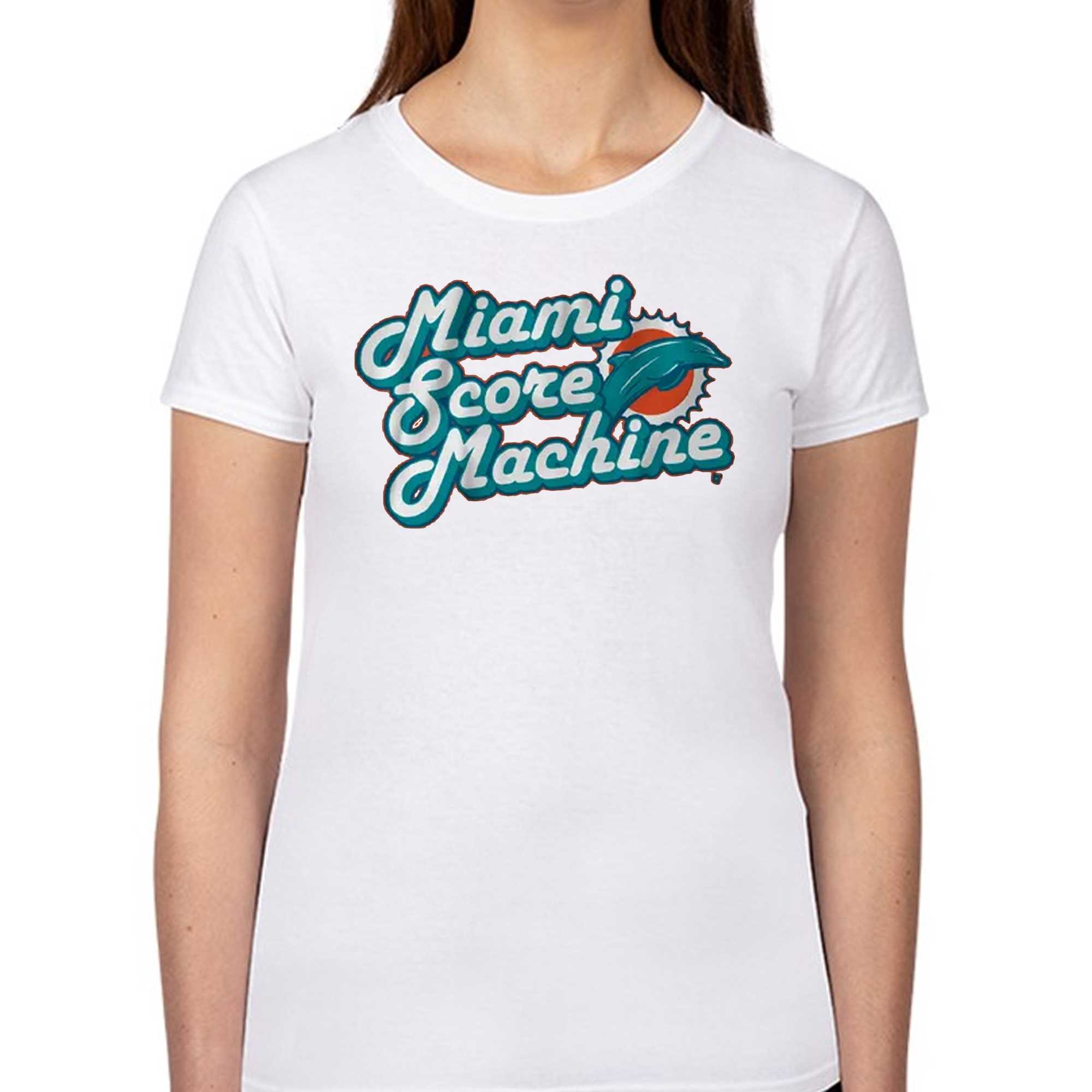 Miami Score Machine t-shirt now available from BreakingT - The Phinsider