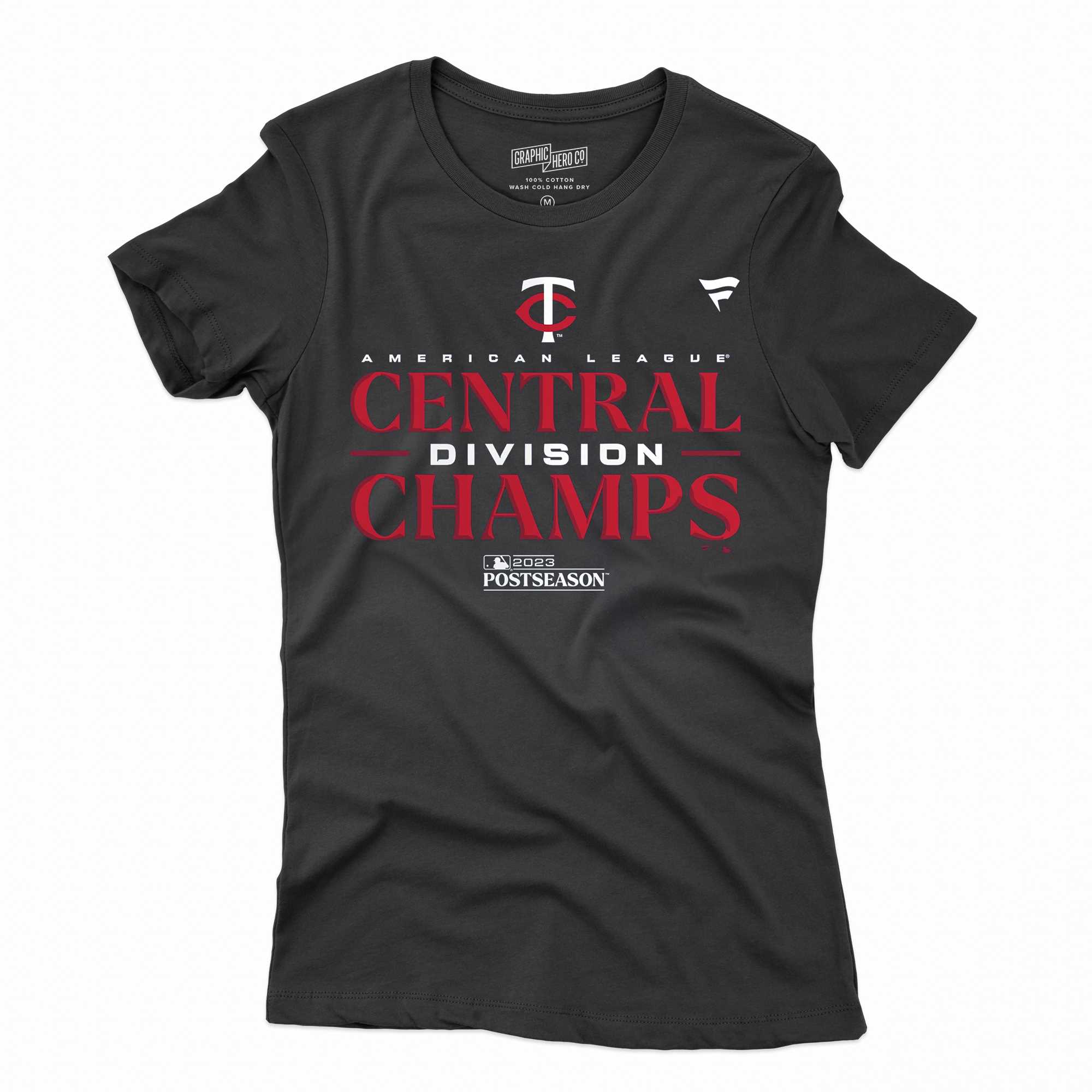 Minnesota Team Twins 2023 AL Central Division Champions October T-Shirt  S-3XL