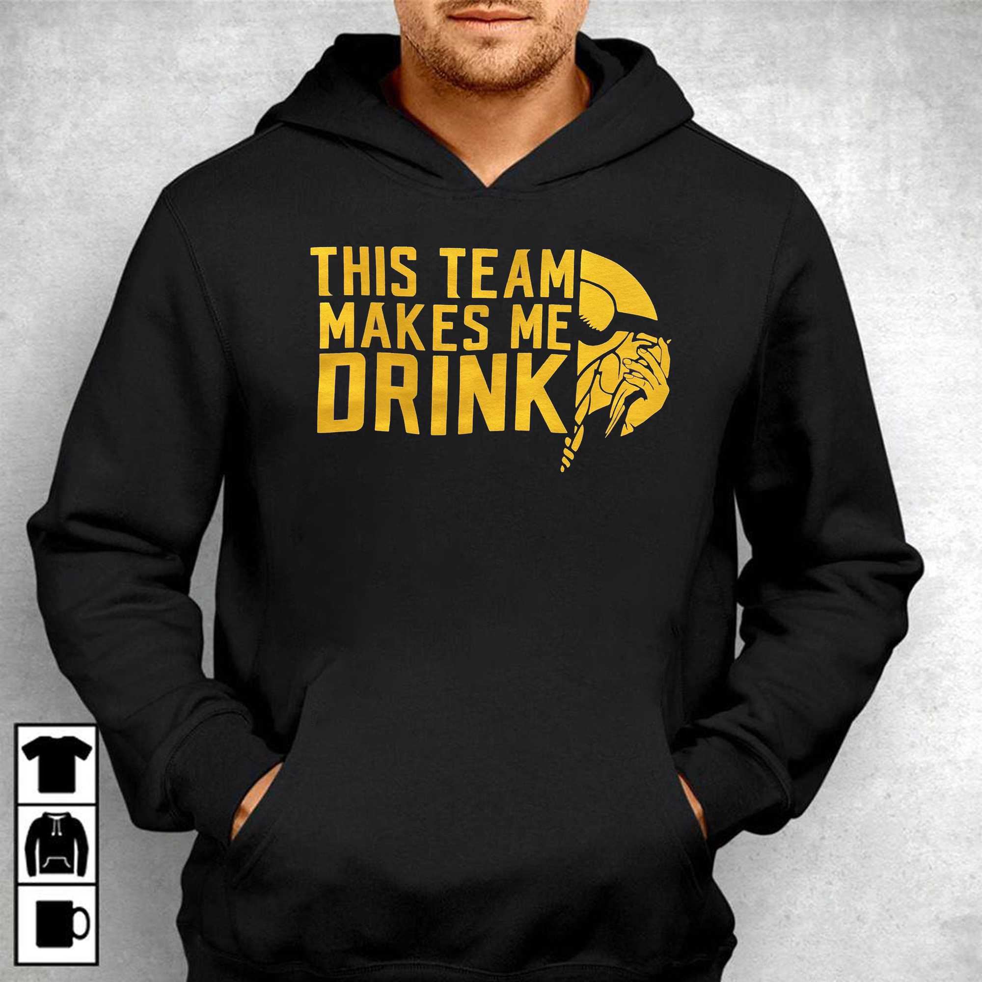 Minnesota Vikings This Team Makes Me Drink Shirt - Shibtee Clothing