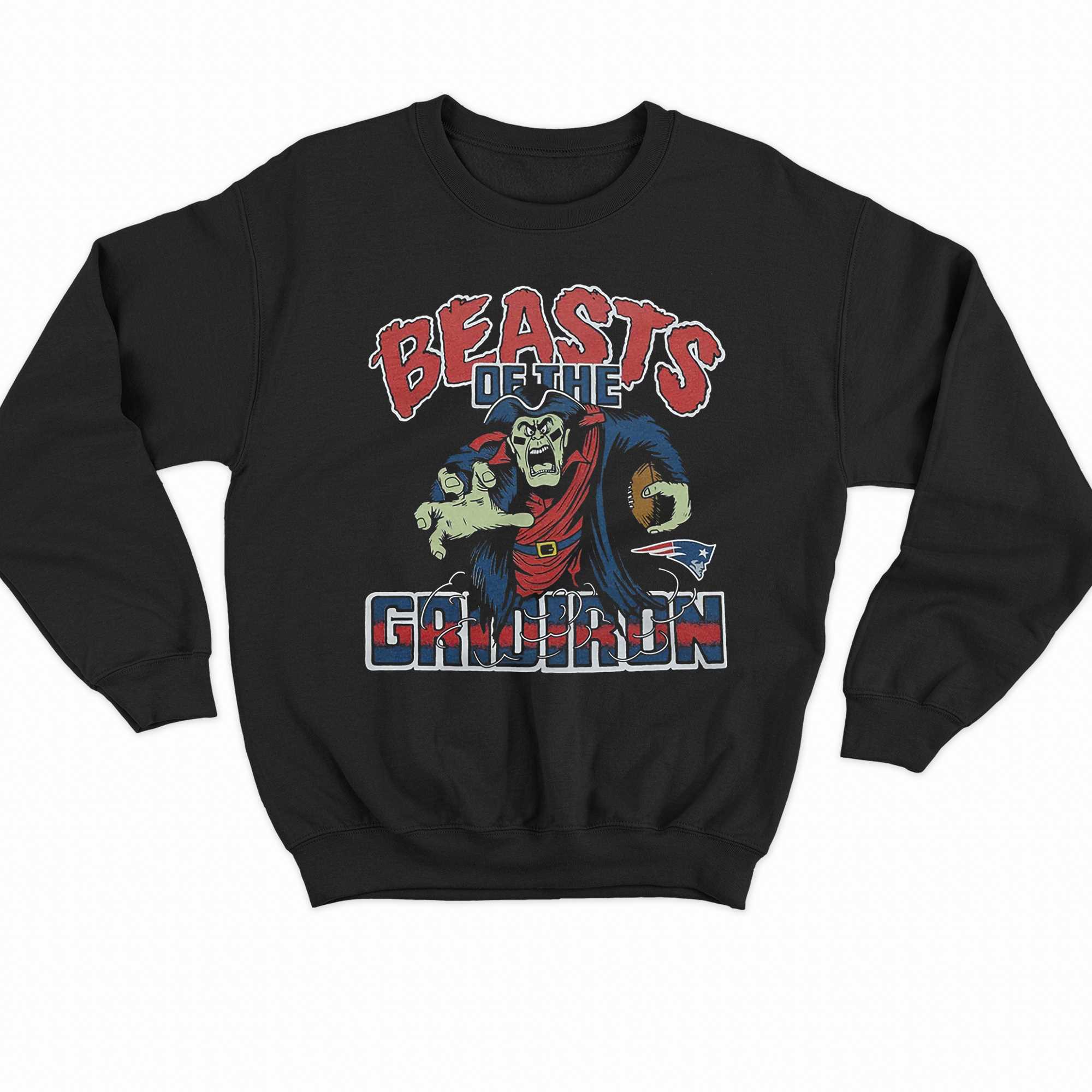 New England Patriots Beasts Of The Gridiron Shirt, hoodie, sweater, long  sleeve and tank top